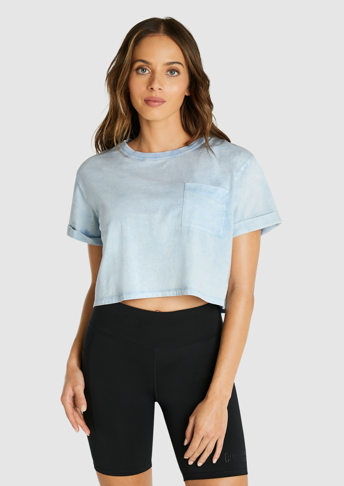 Acid Wash Crop Tee