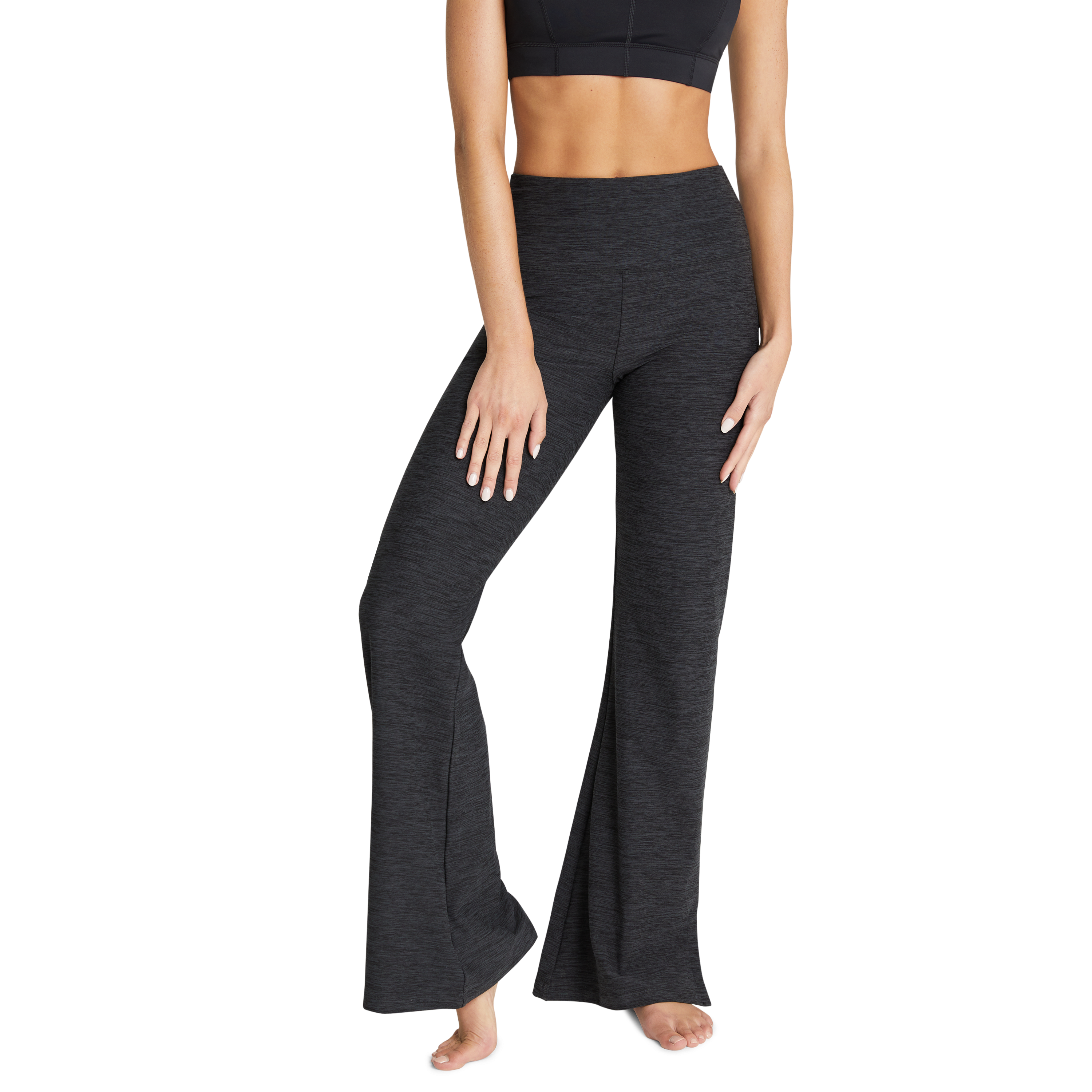 Foldover Flare Yoga Pants – Free Souls Boutique