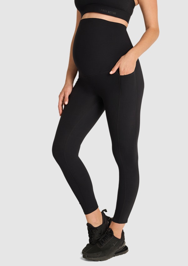 Maternity Luxesoft Pocket Ankle Grazer Tights