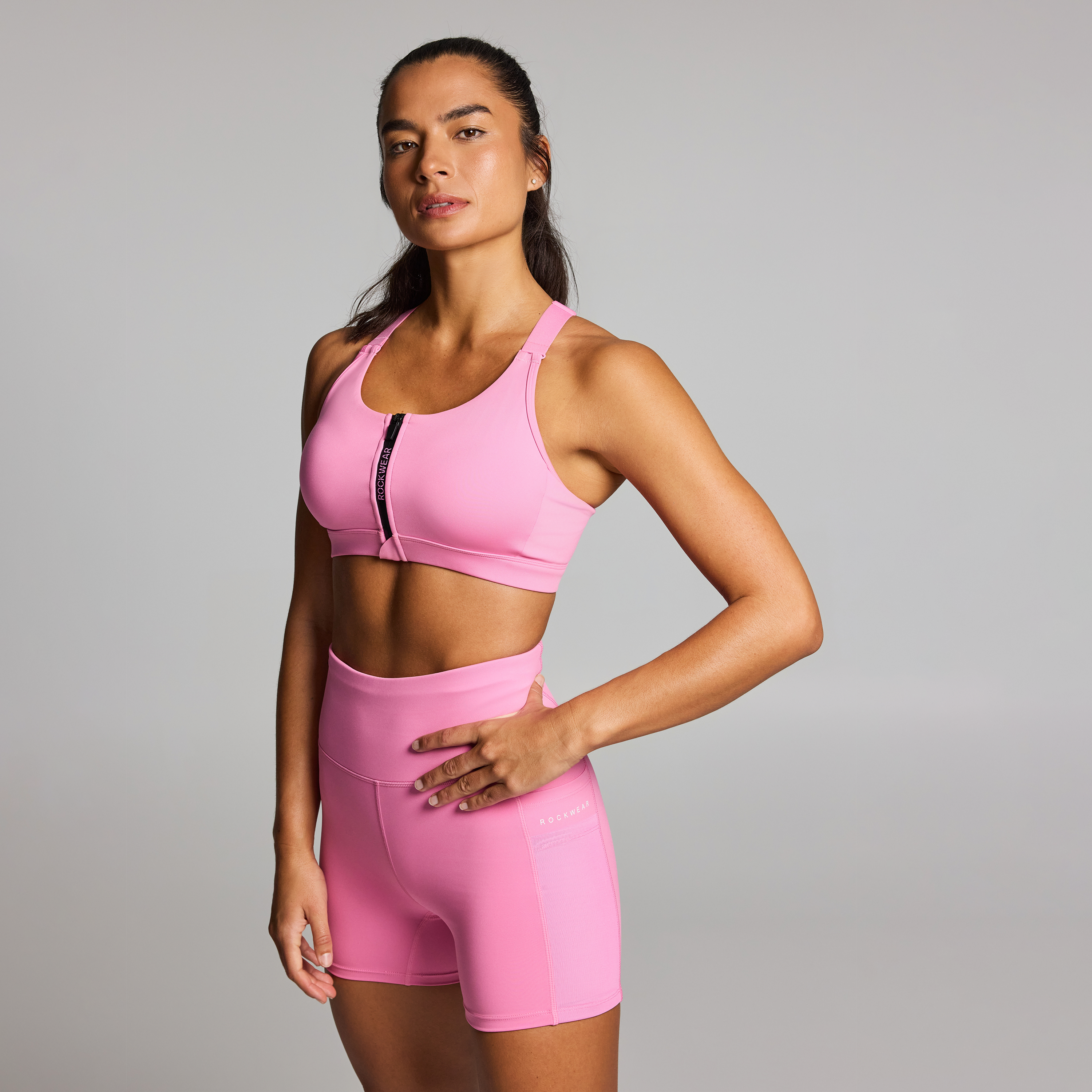 Velocity Medium Support Zip Sports Bra