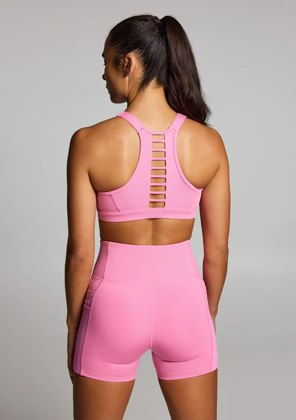 Velocity Medium Support Zip Sports Bra