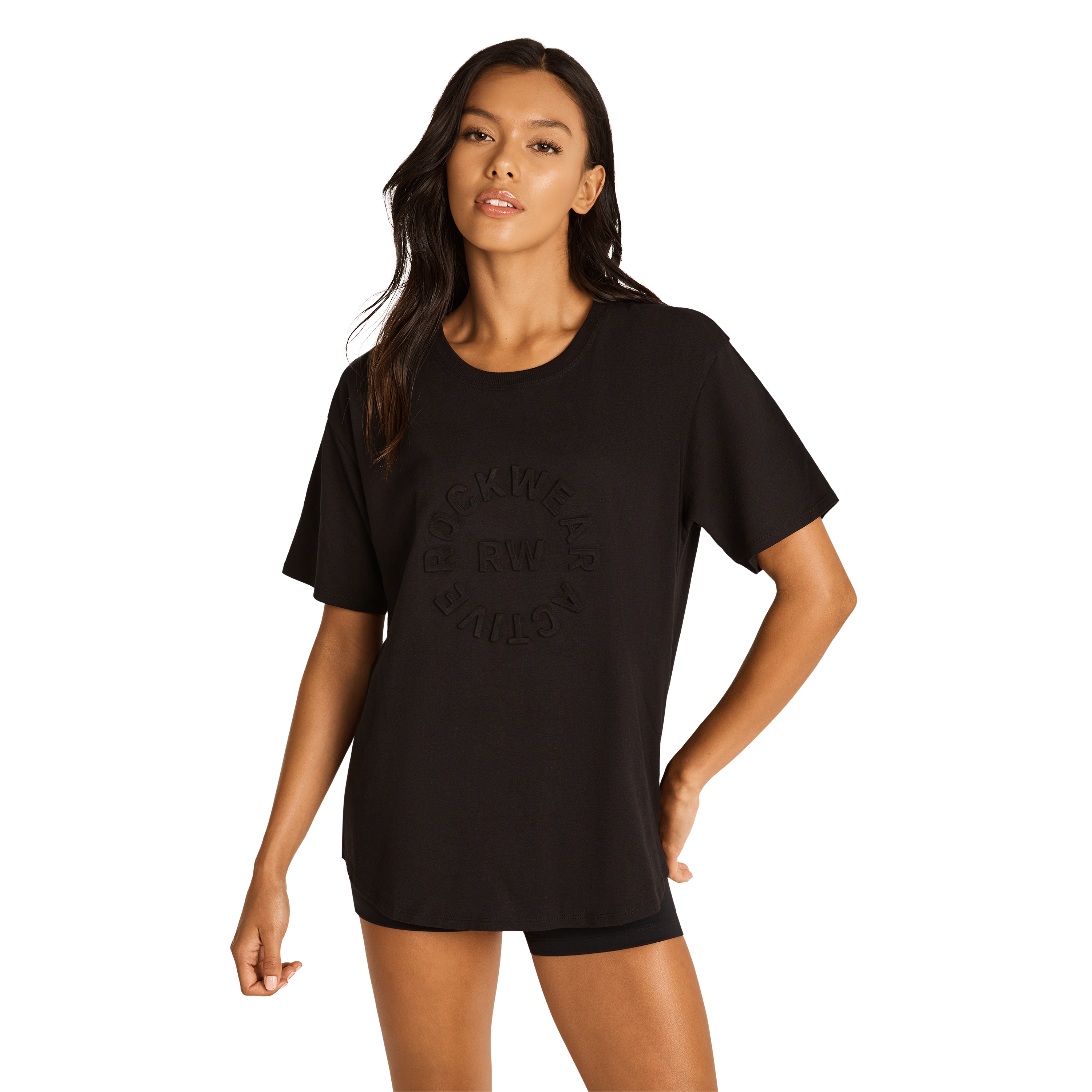 Embossed Boyfriend Tee