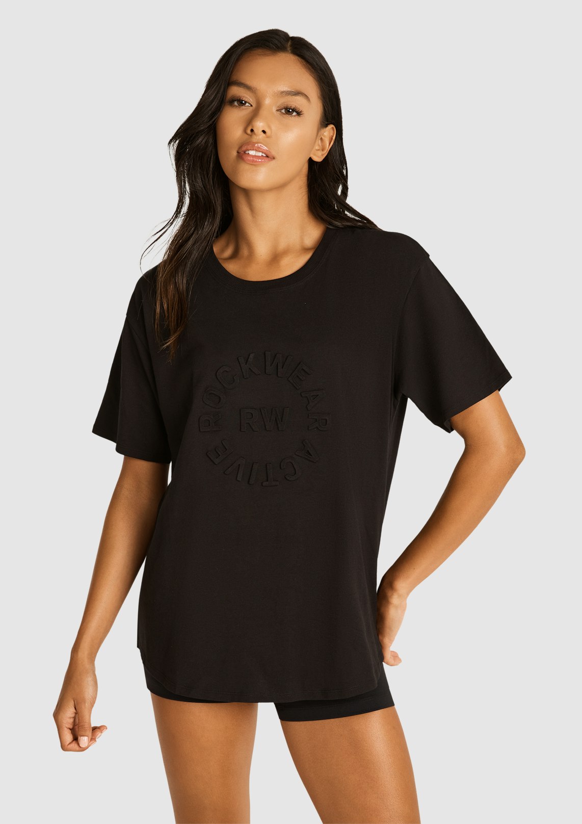 Embossed Boyfriend Tee