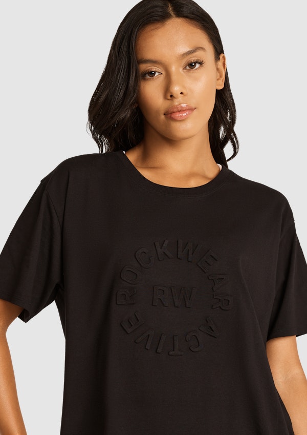 Embossed Boyfriend Tee