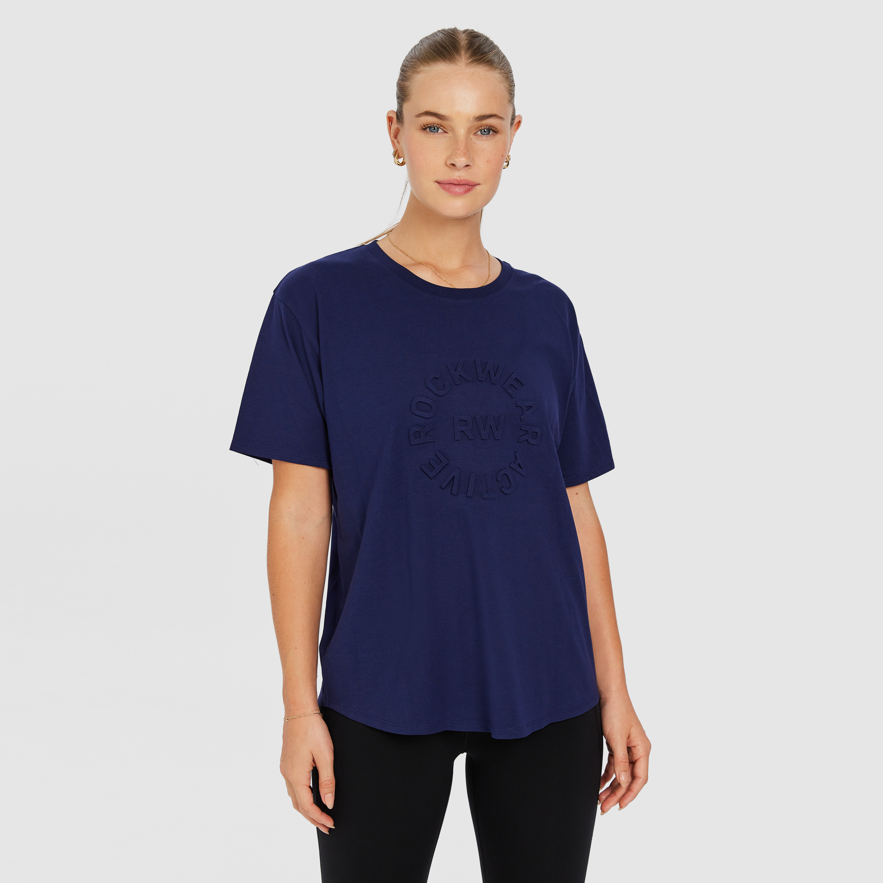 Embossed Boyfriend Tee