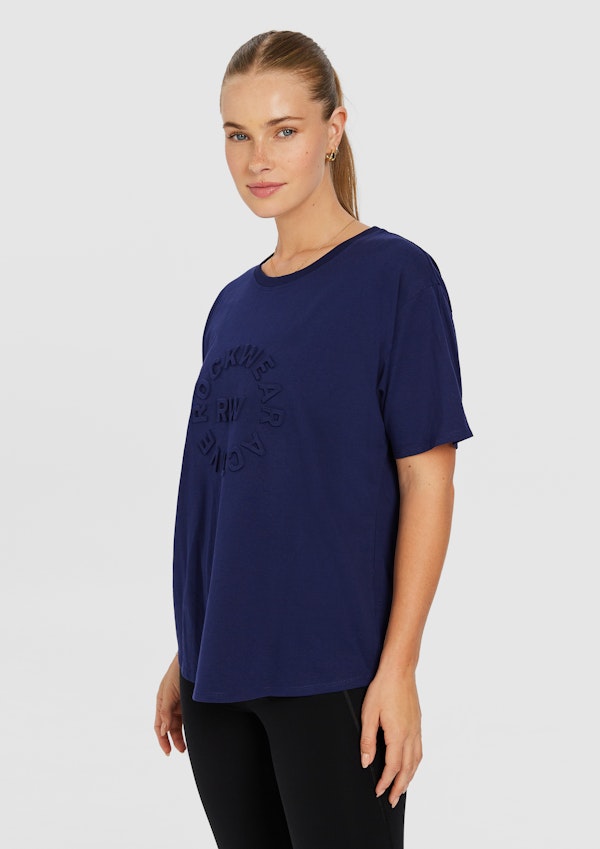 Embossed Boyfriend Tee