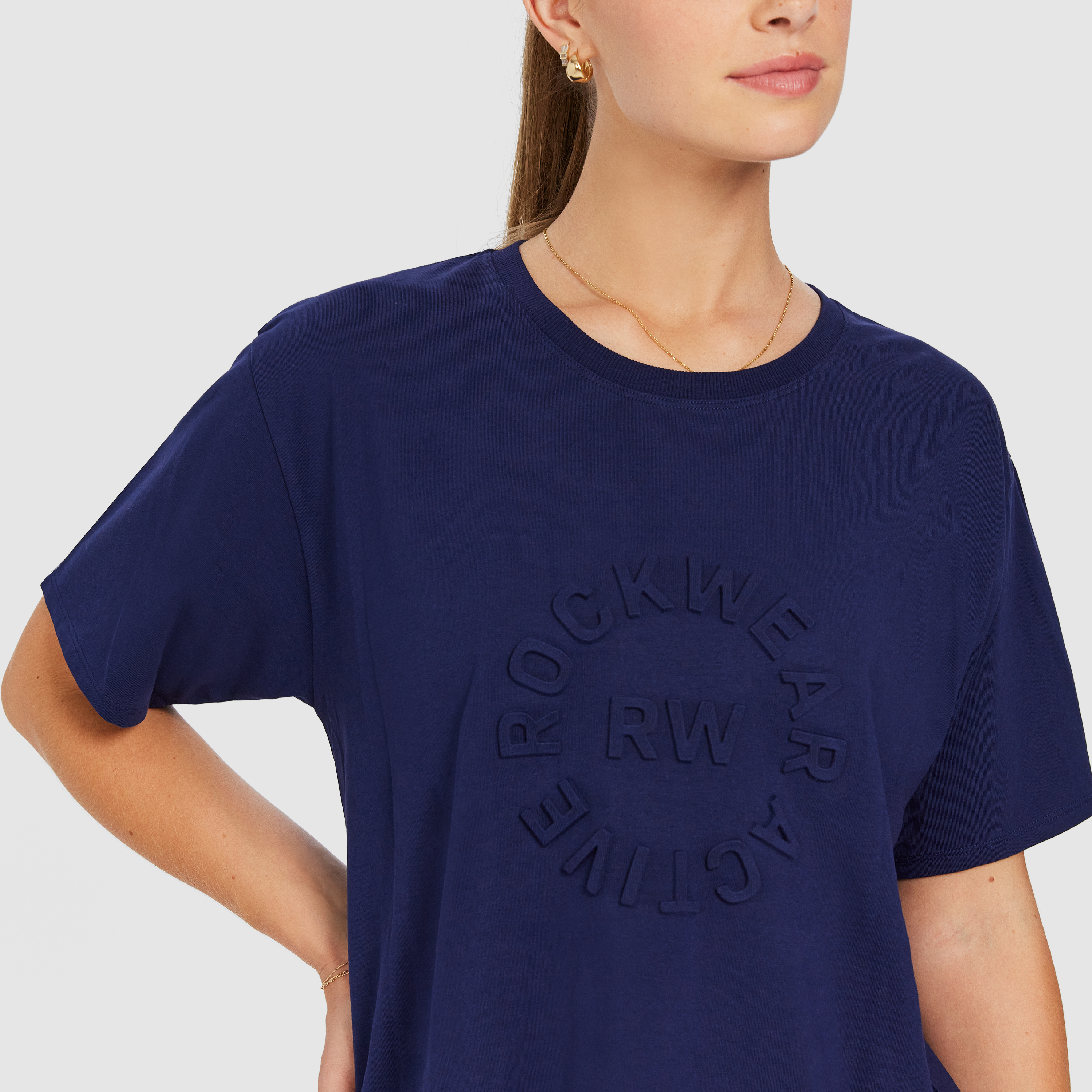 Embossed Boyfriend Tee