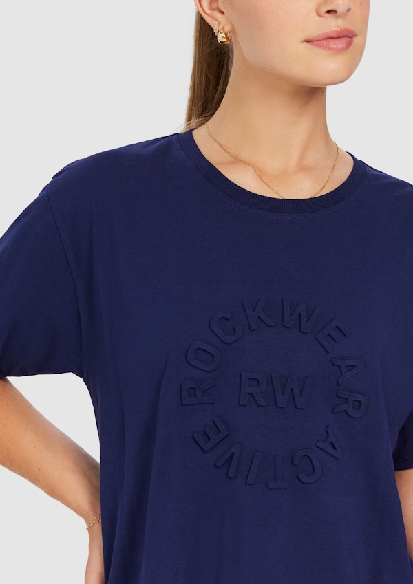 Embossed Boyfriend Tee