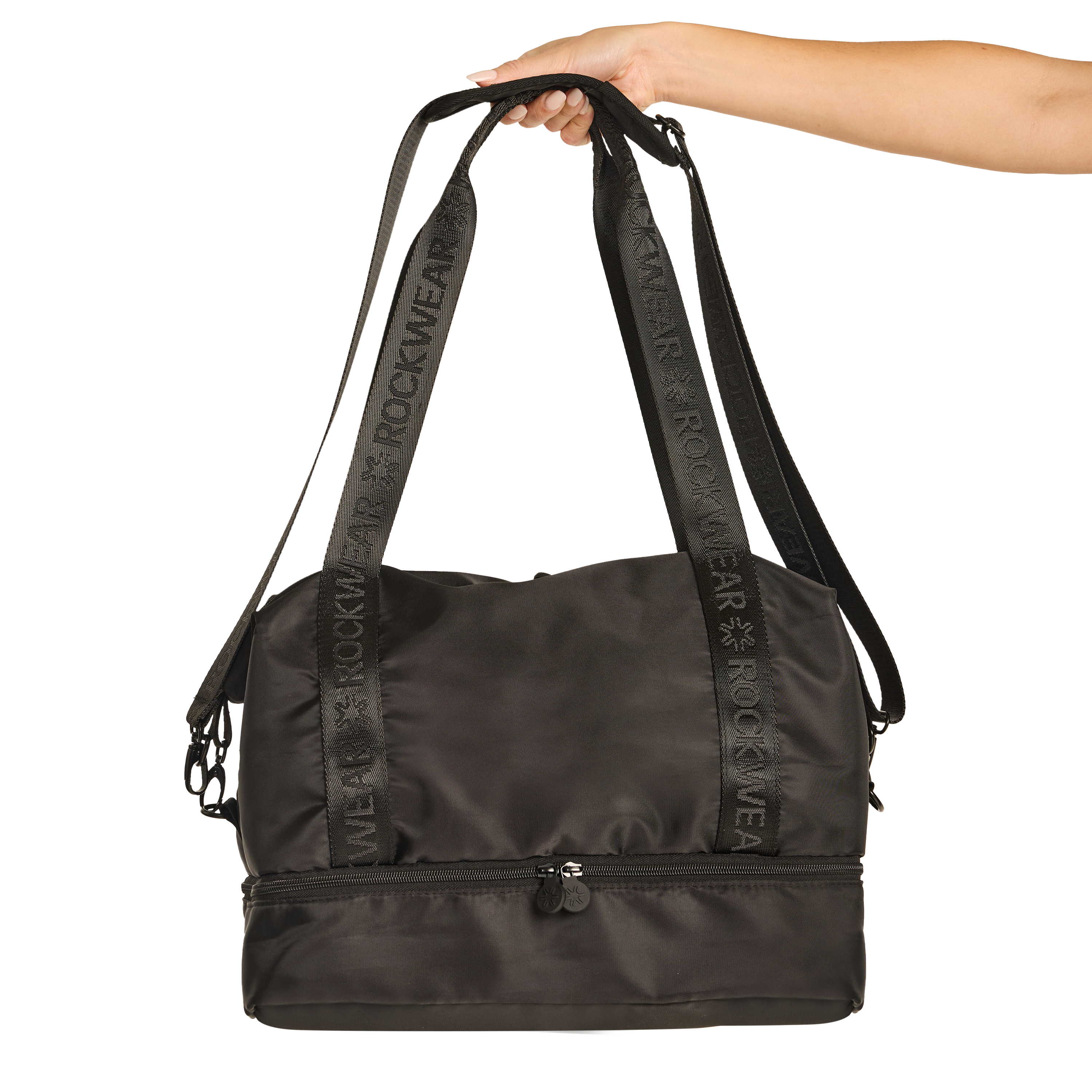 Black Gym Bag Women's Accessories Rockwear AU