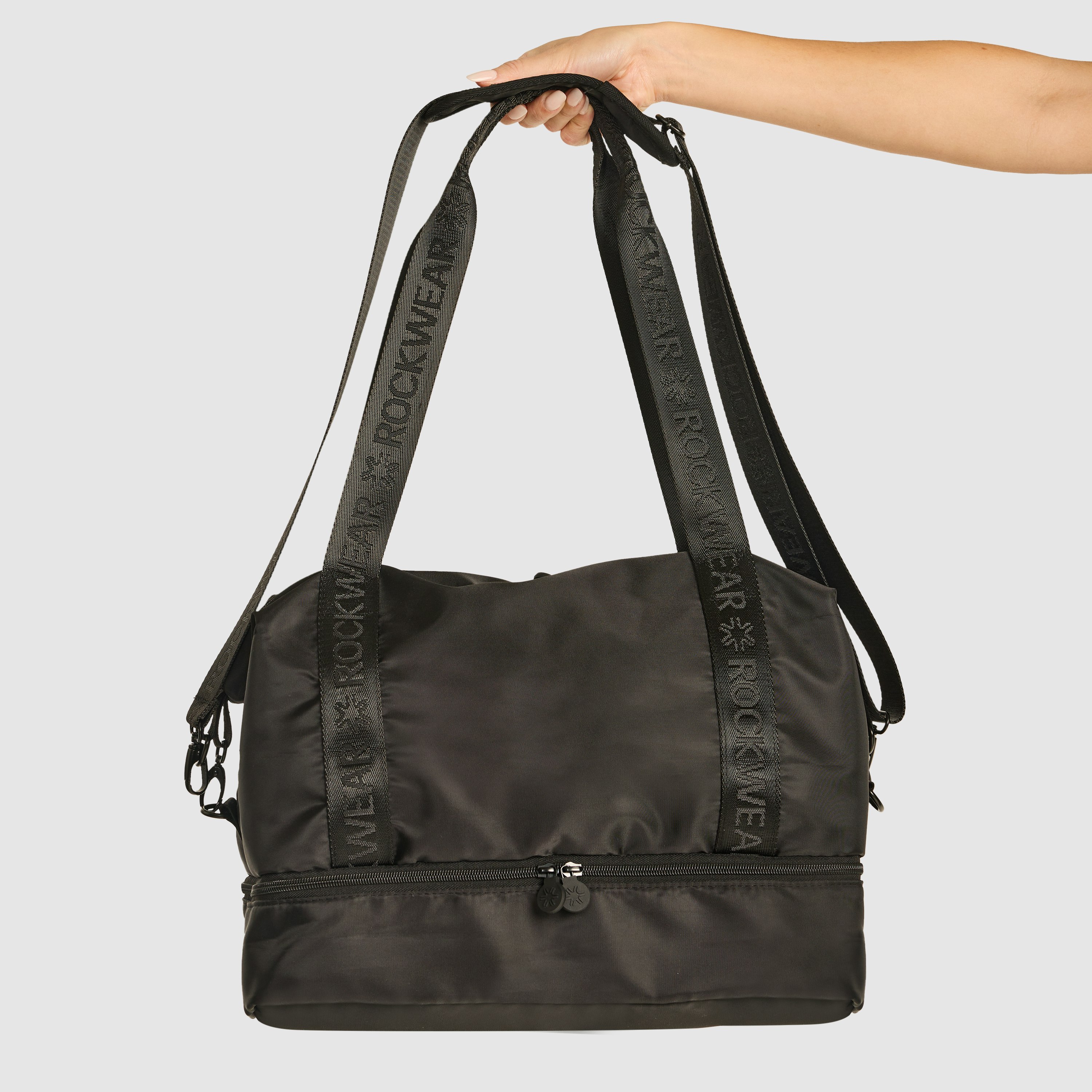 Black Gym Bag Women's Accessories Rockwear AU