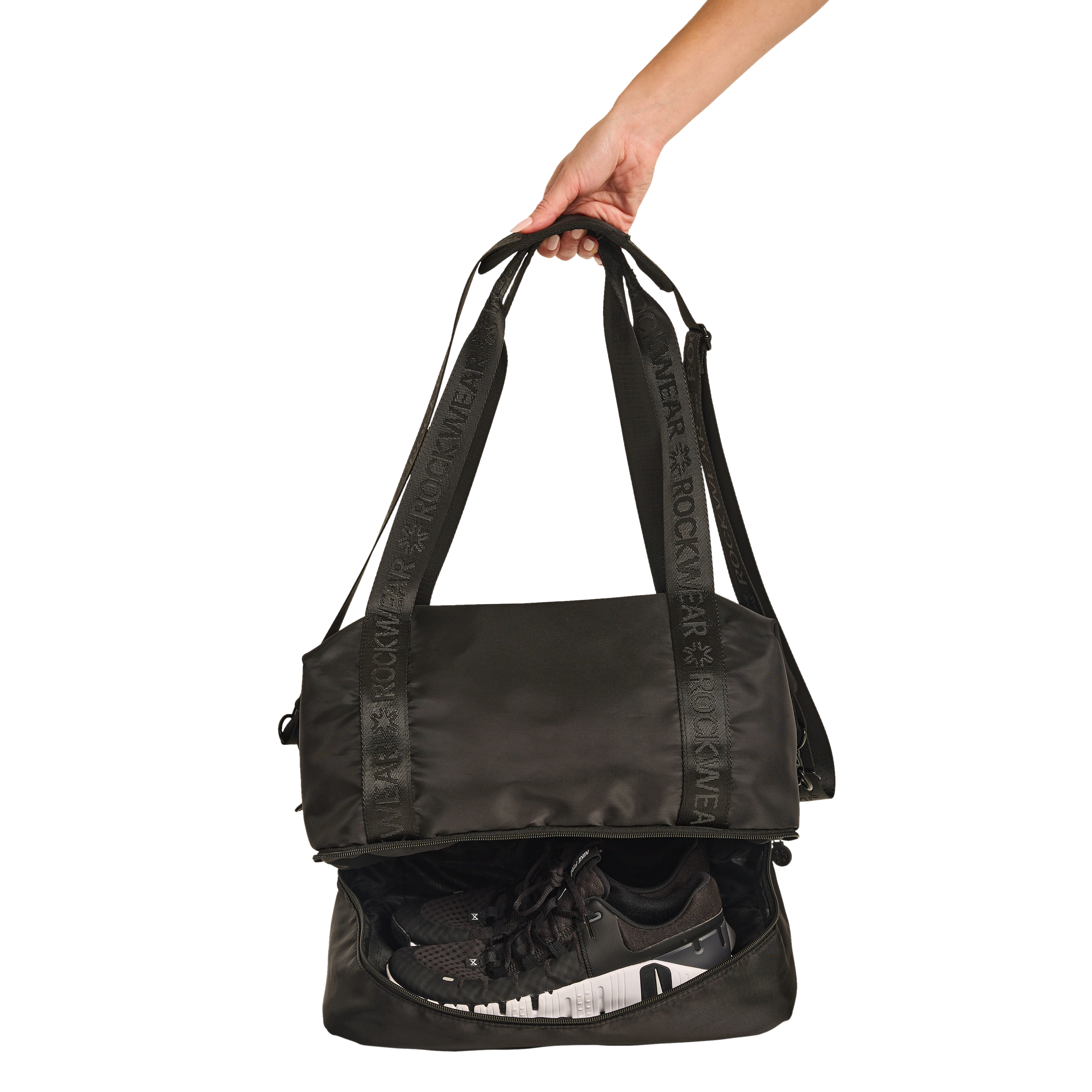 Black Gym Bag Women's Accessories Rockwear AU