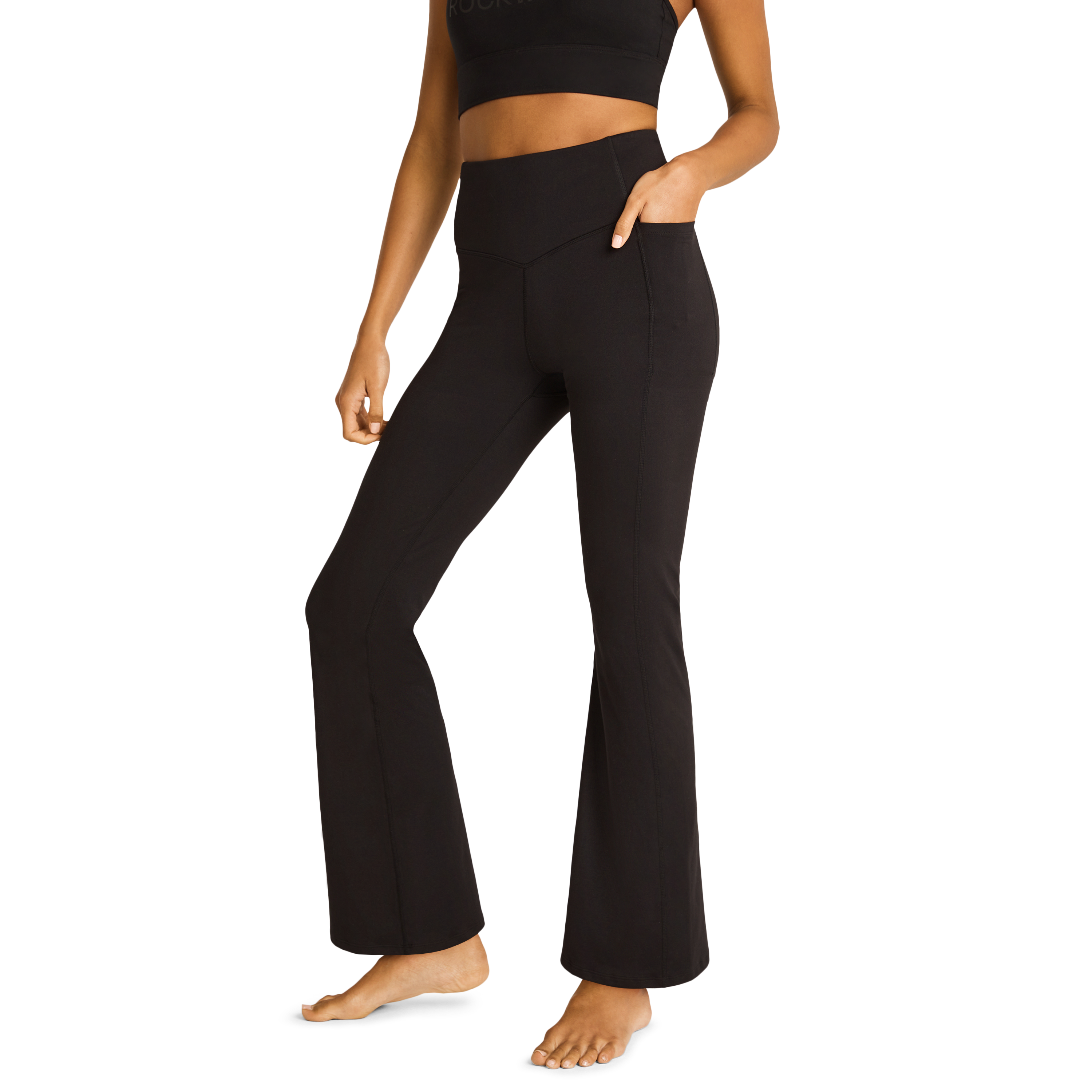 Flared Pocket Yoga Pants