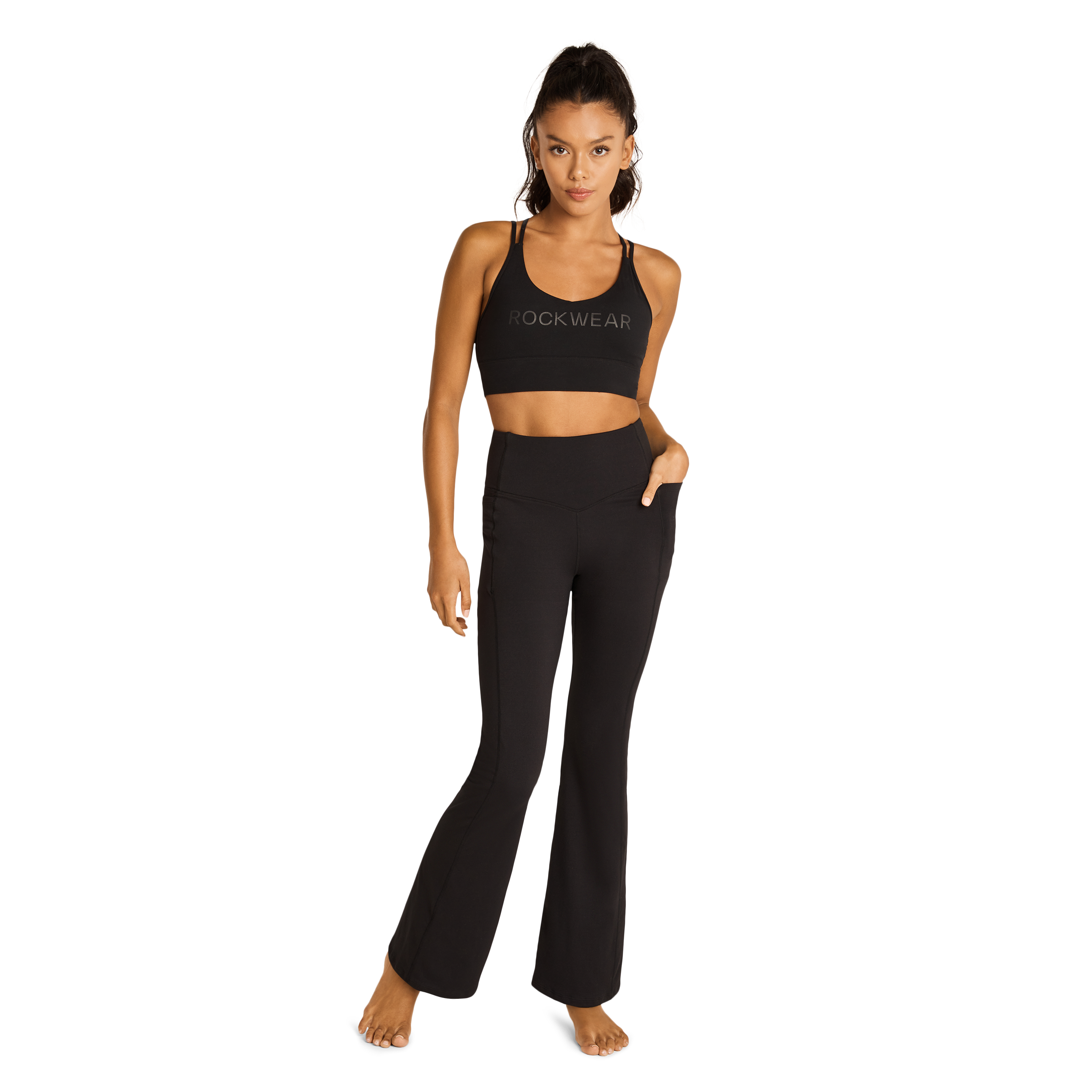 Flared Pocket Yoga Pants