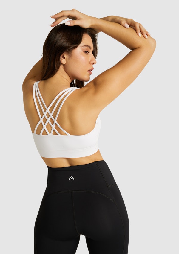 Rockwear Sports-bra Size 8 Very supportive. Straps - Depop