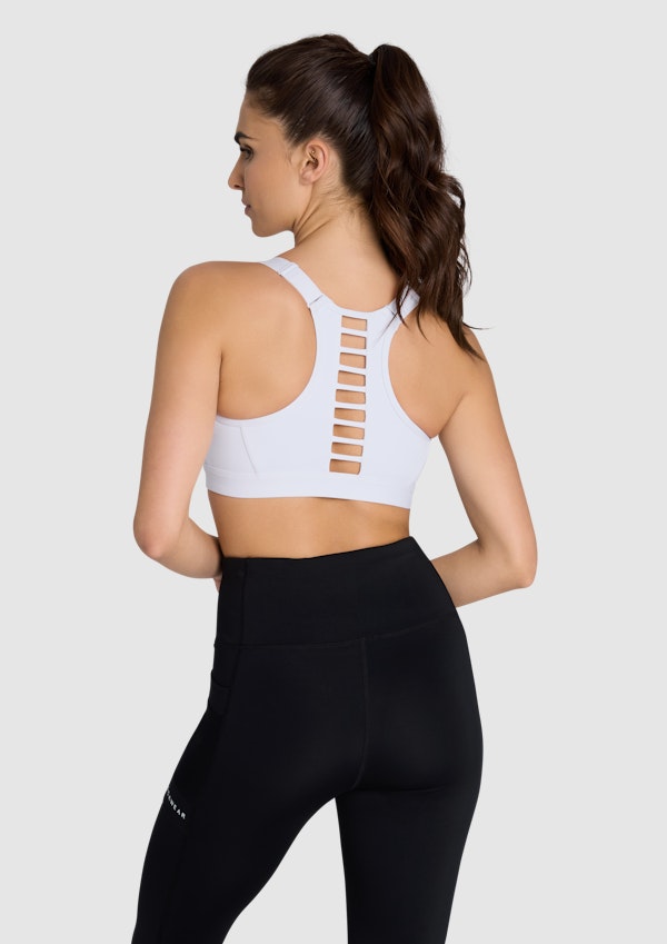 Velocity Zip Adjustable Medium Impact Sports Bra