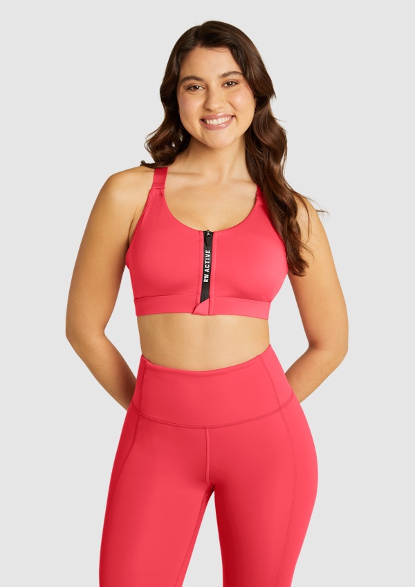 Sports Bras with Zip Front