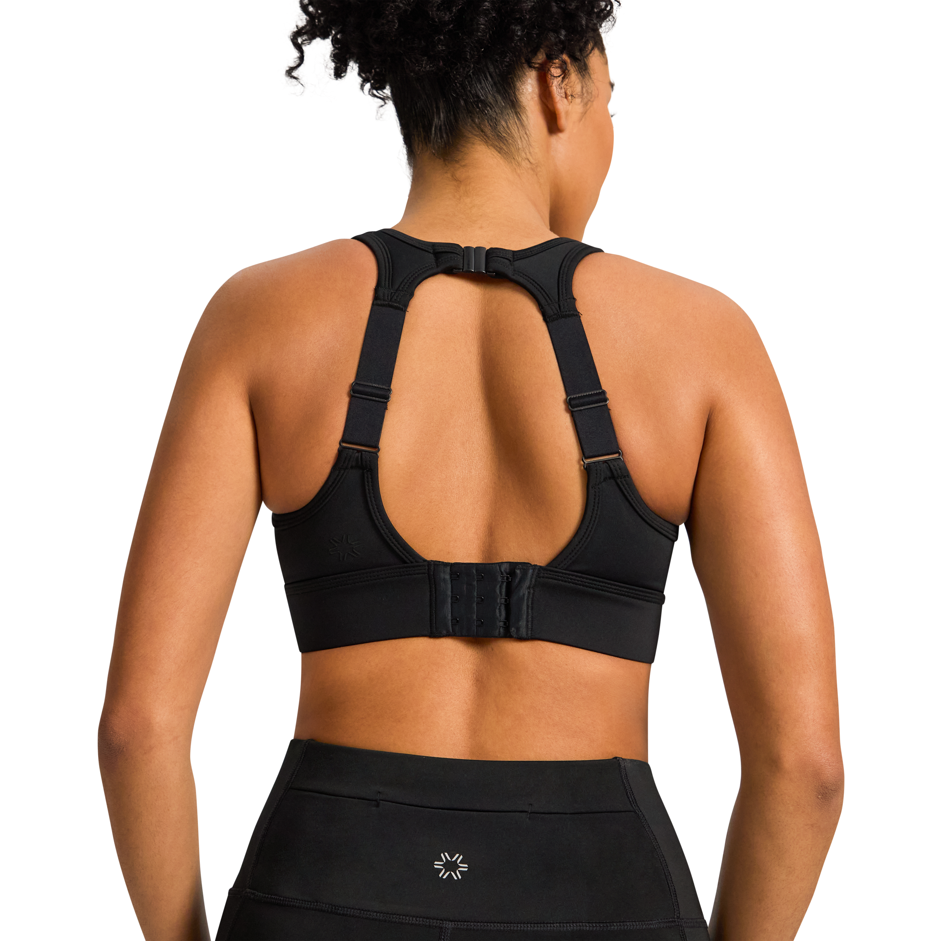 Black Olympia Moulded High Impact Sports Bra Women's Tops Rockwear AU