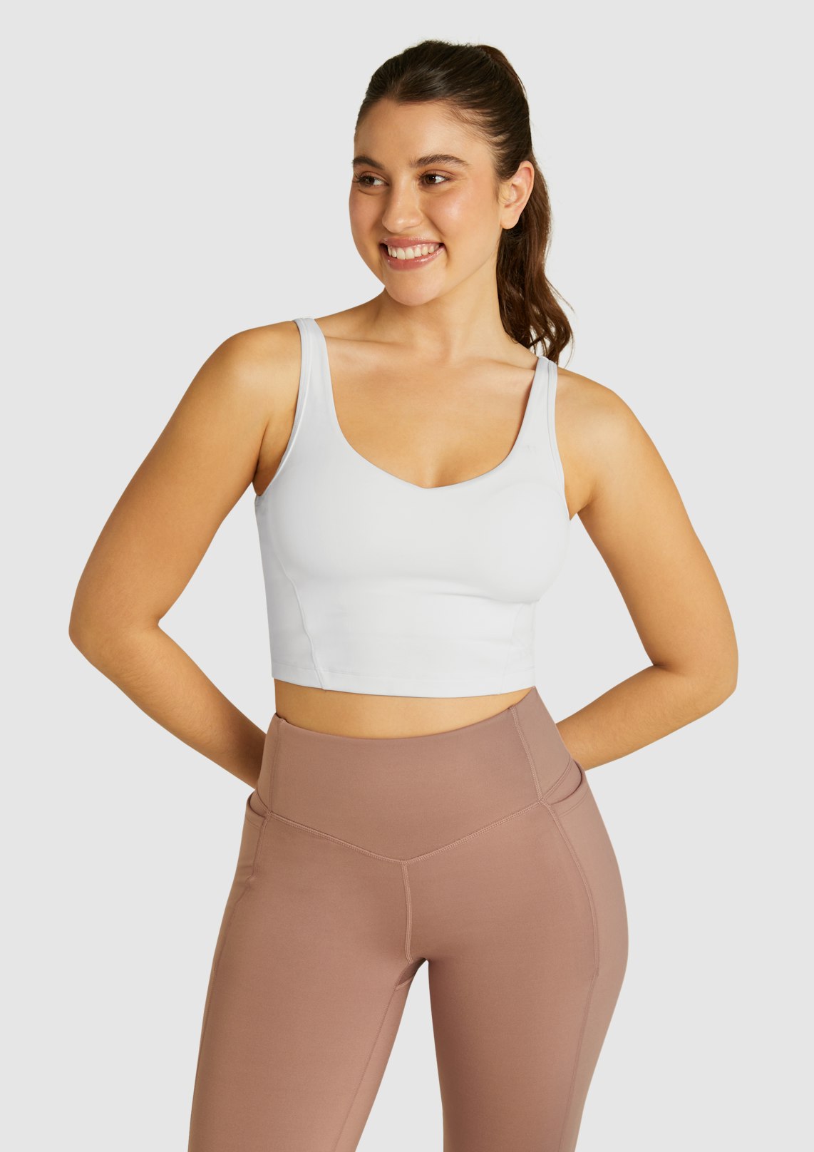 Balance Collection Womens Womens Lucy Longline Low Impact Sports Bra :  : Clothing, Shoes & Accessories
