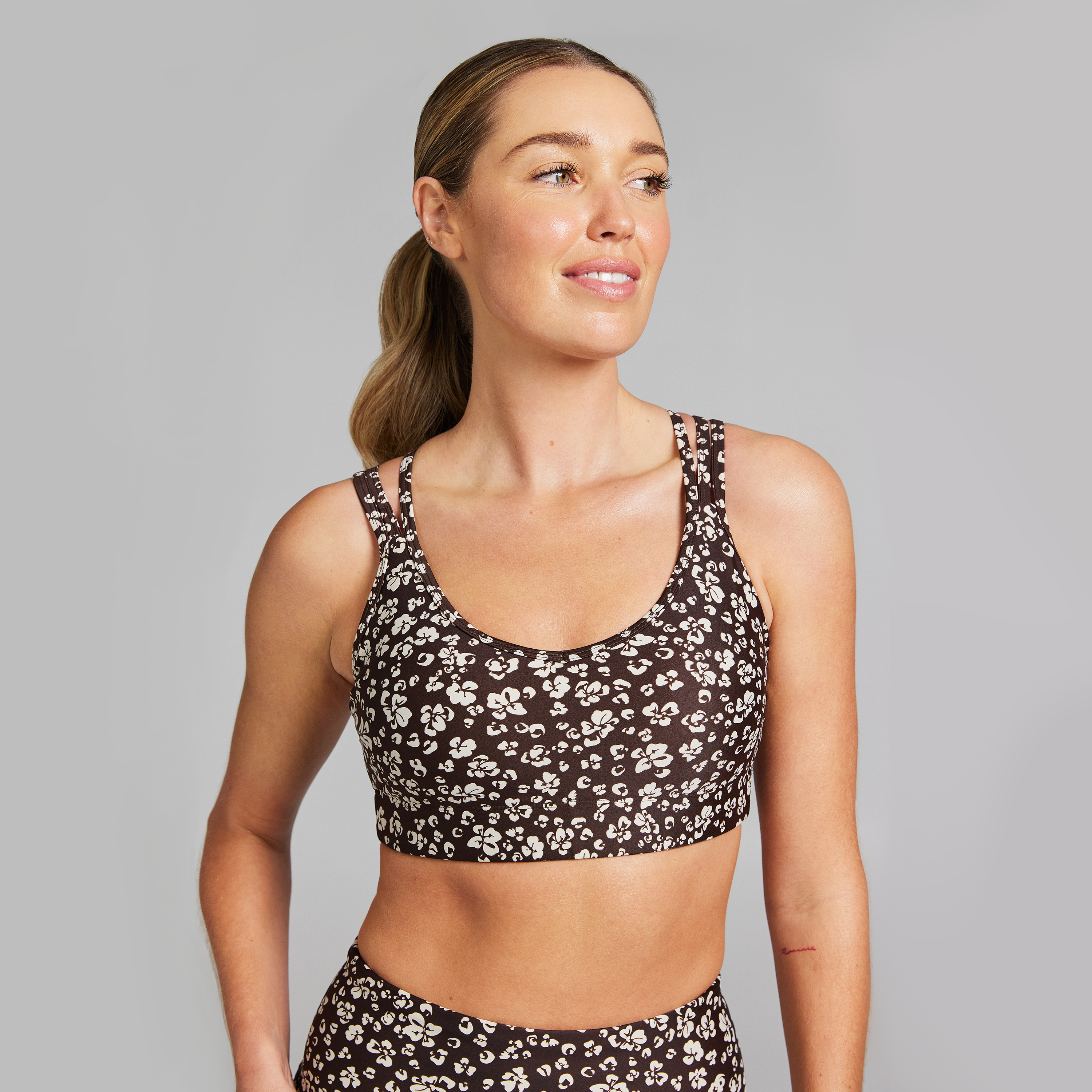 Medium Impact Strappy Sports Bra