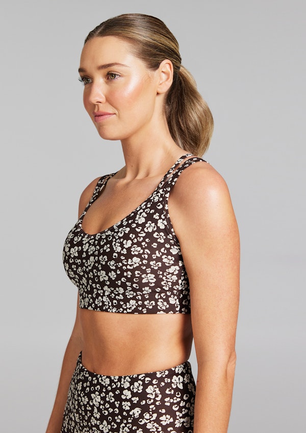 Medium Impact Strappy Sports Bra