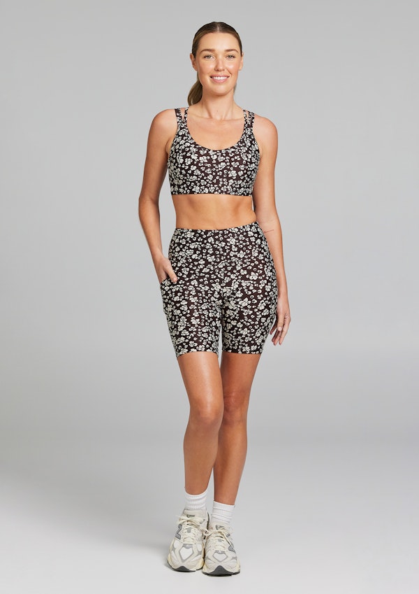 Medium Impact Strappy Sports Bra