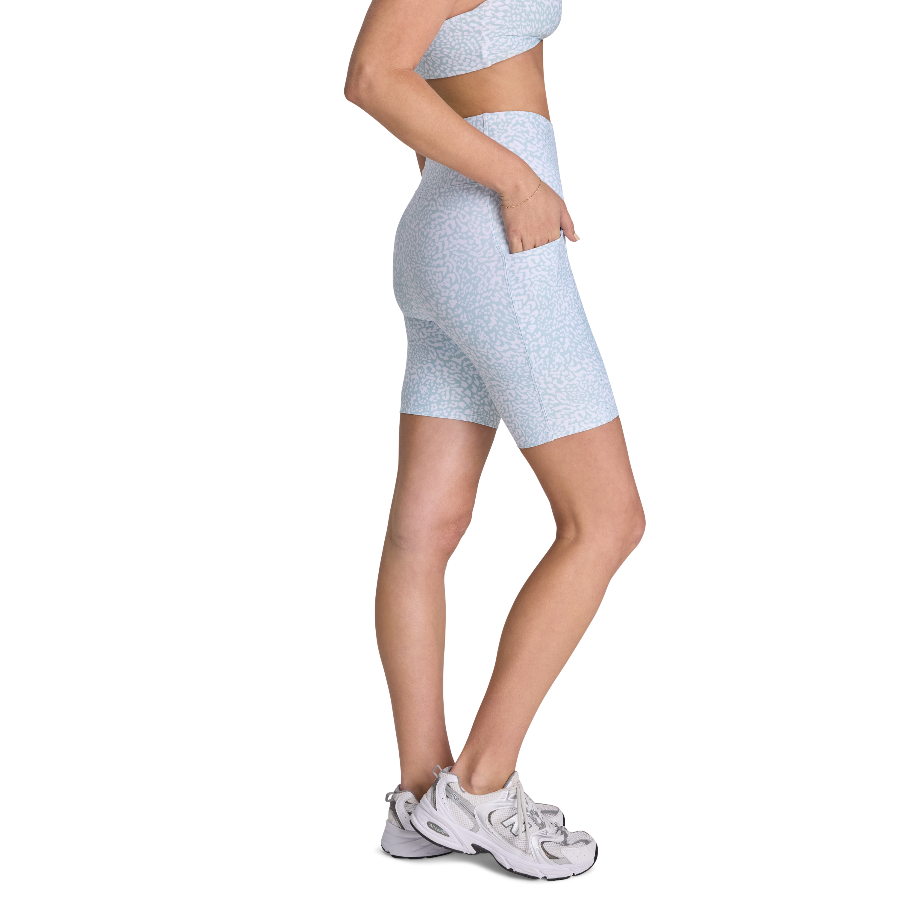 Print Pocket Quad Bike Shorts