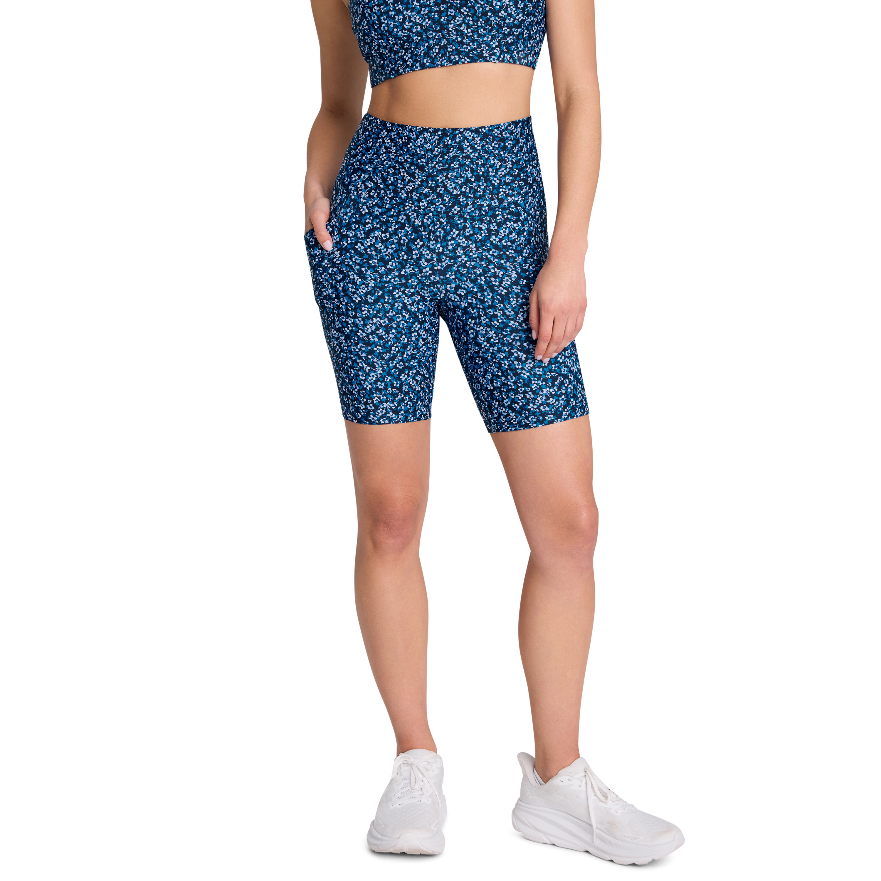 Print Pocket Quad Bike Shorts