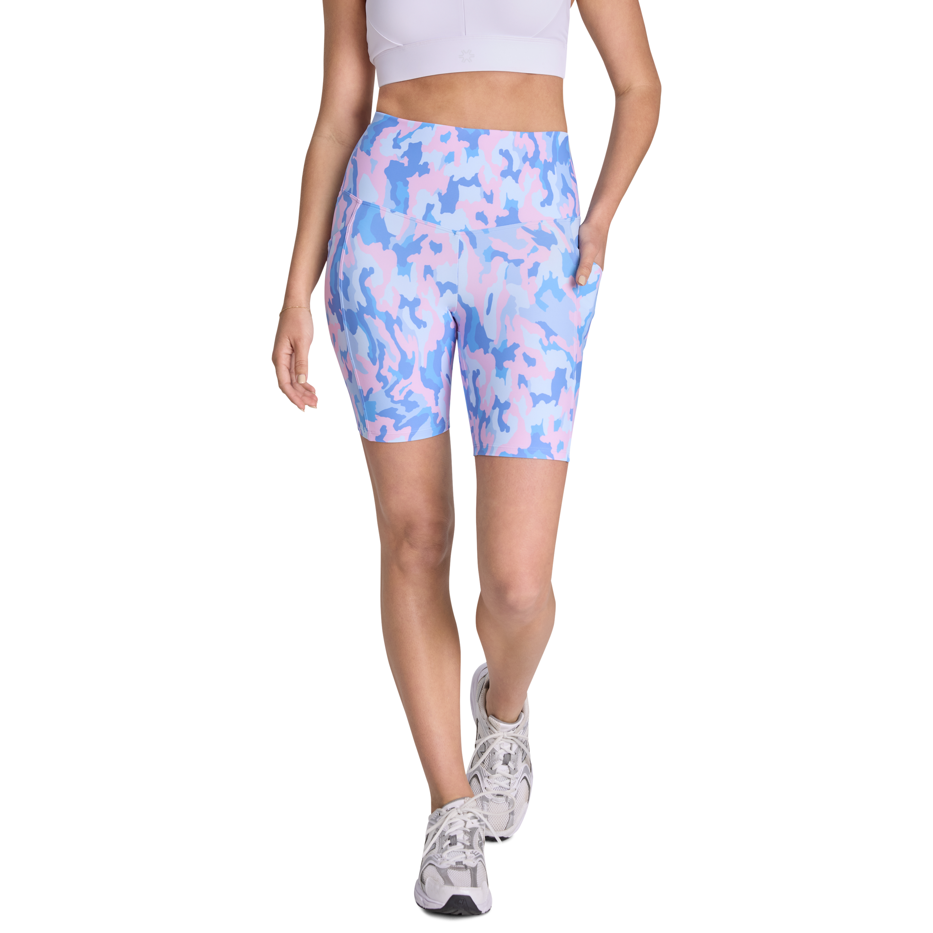 Print Pocket Quad Bike Shorts