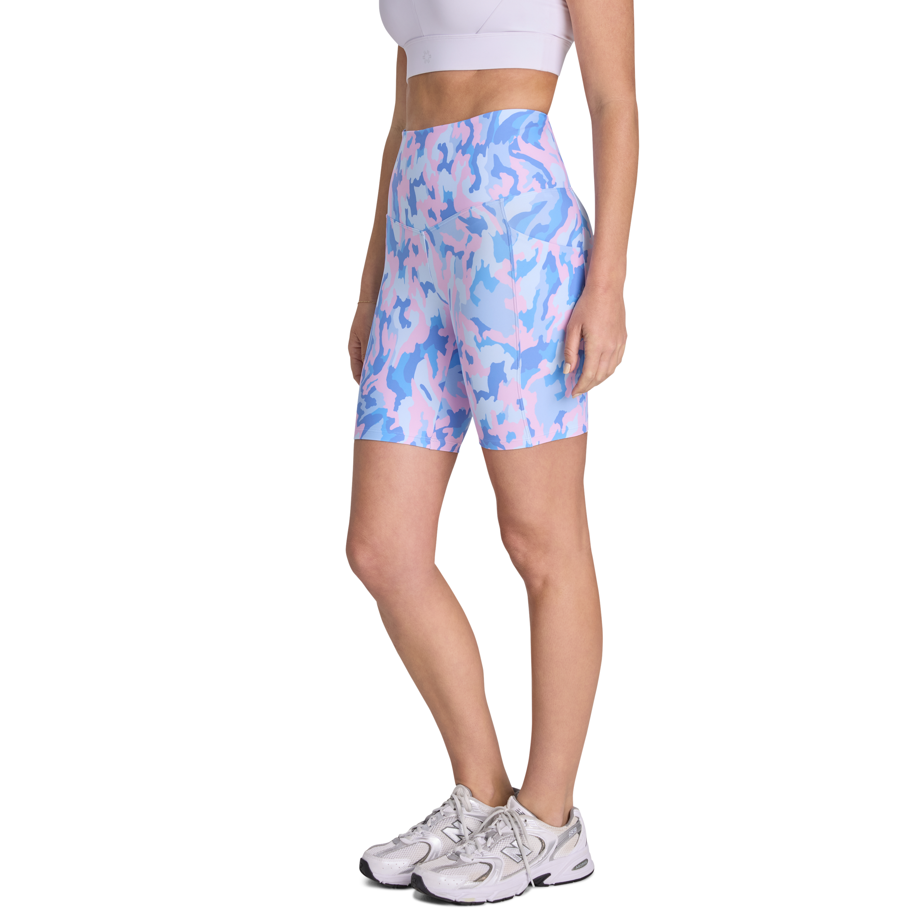 Print Pocket Quad Bike Shorts
