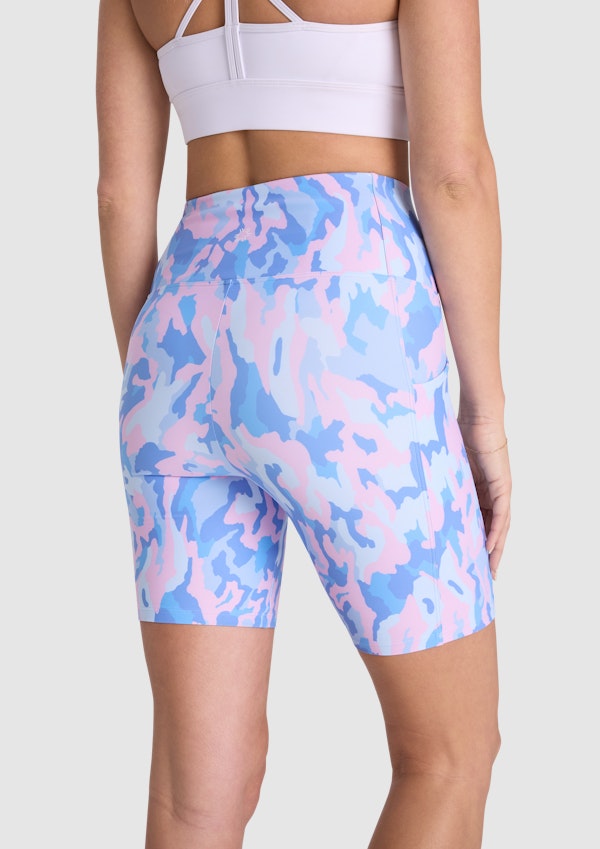 Print Pocket Quad Bike Shorts