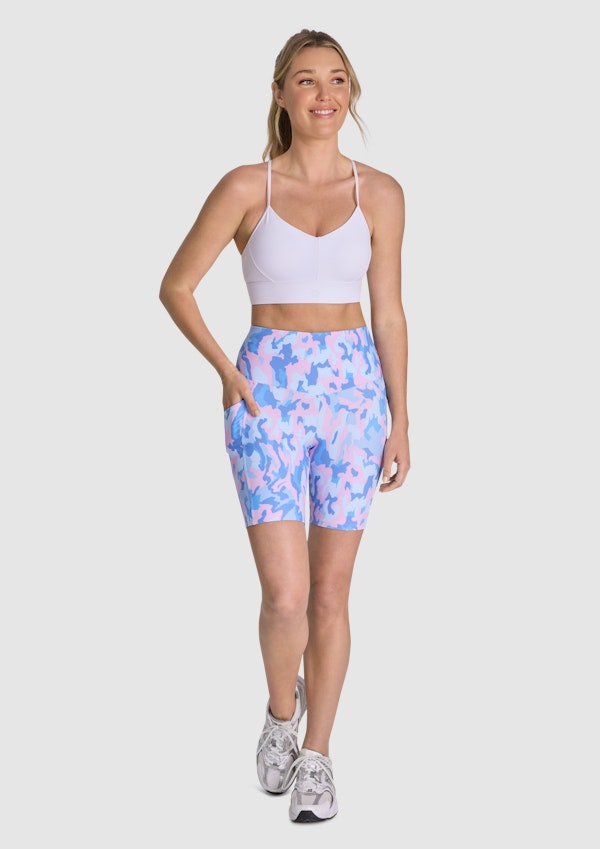 Print Pocket Quad Bike Shorts