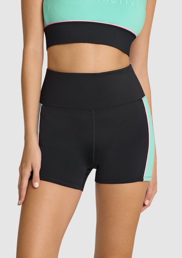 The perfect women's gym shorts: Rockwear's $20 shorts.