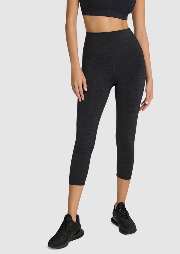 Beyond Yoga Spacedye Leggings High Waisted Cropped Perforated