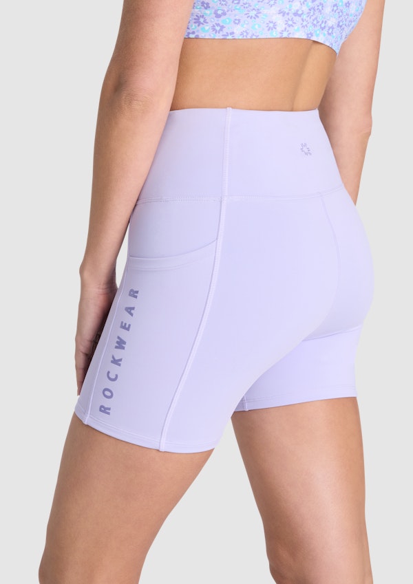 Gym And Swim Pocket Mid Thigh Bike Shorts