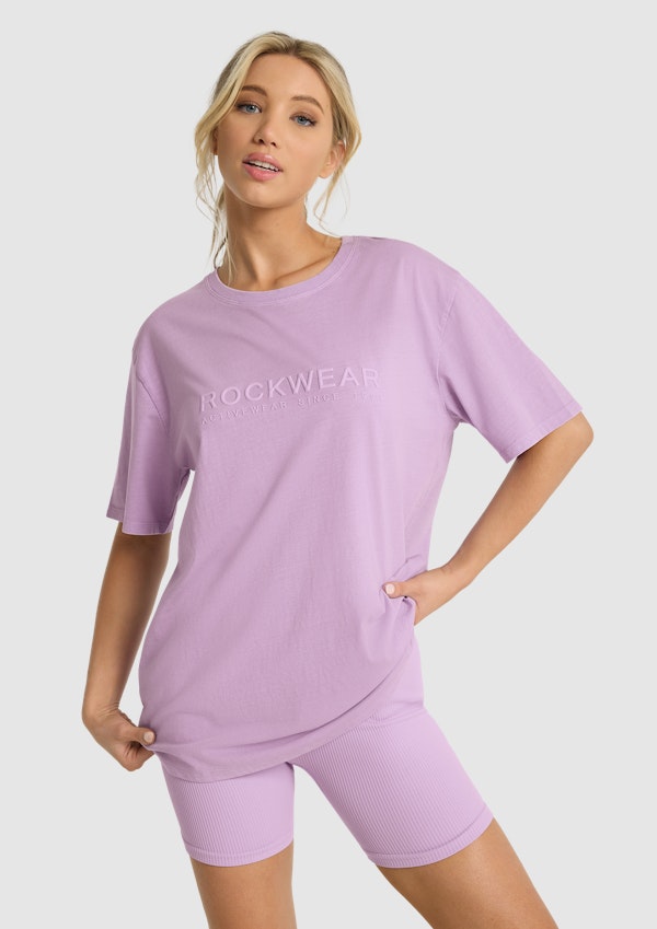 Girls Lilac Acid Wash High Neck 1/2 Zip Sweatshirt