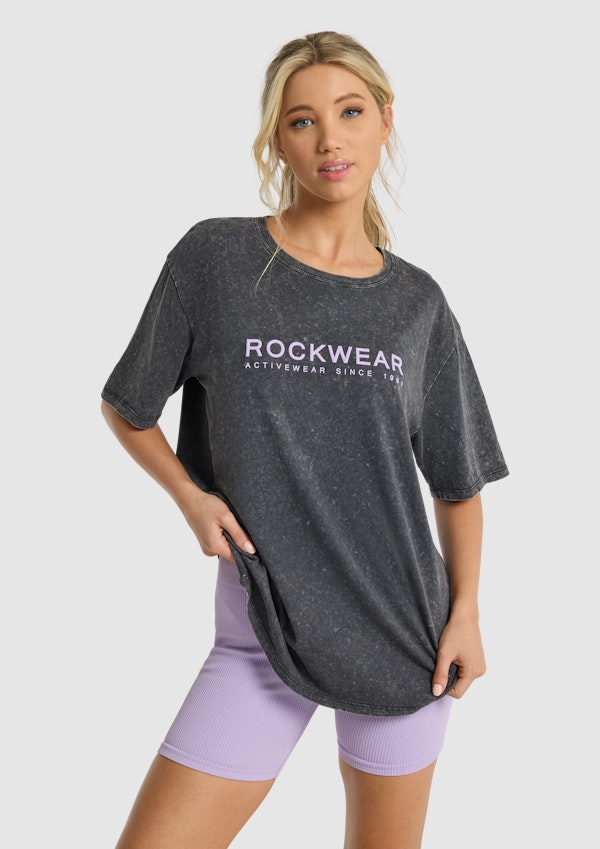 Anthill Trading Ltd. Rockwear Women's White Rolling Stones Crop T Shirt  Size L