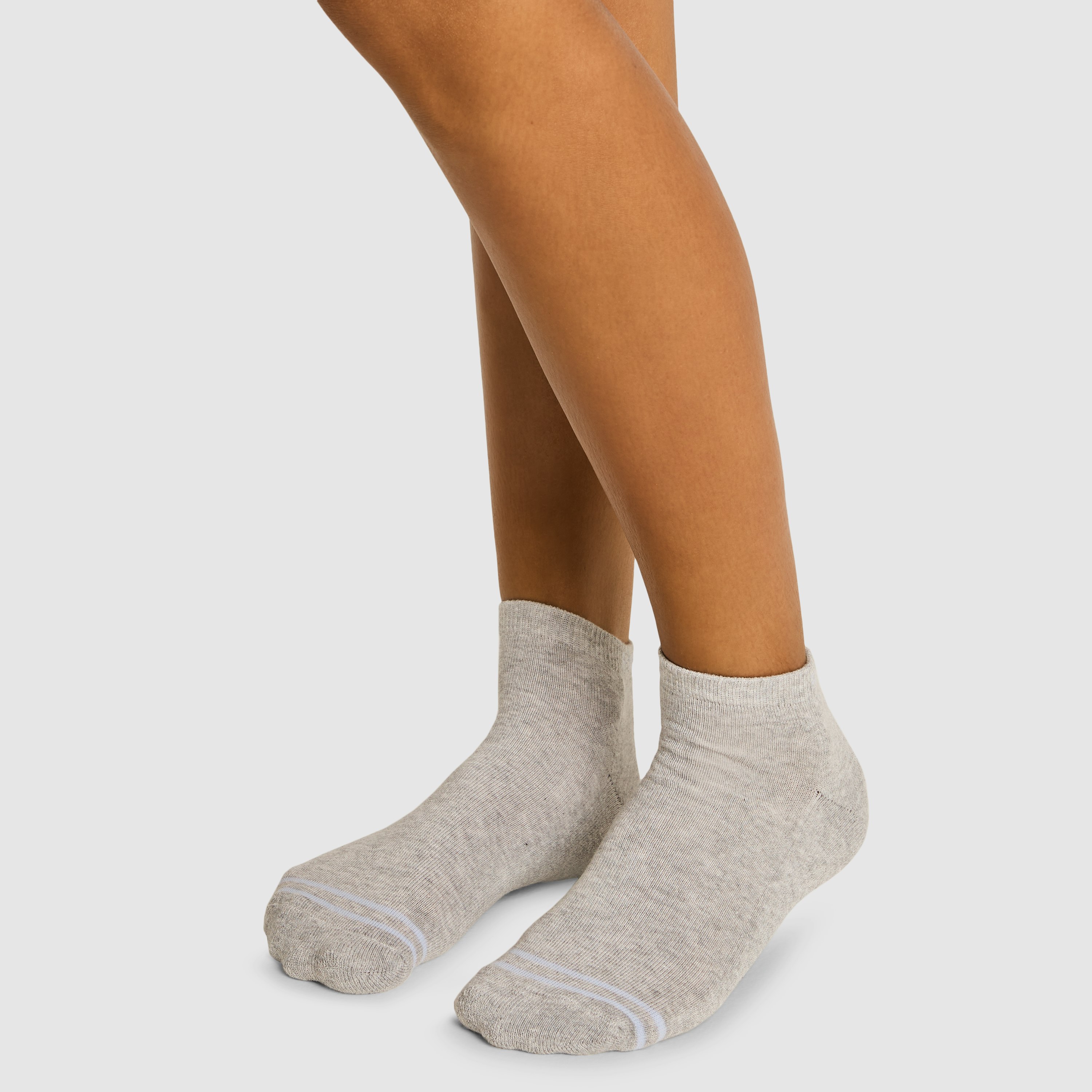Light Grey Marle Ankle Cut Training Socks | Women's Accessories ...