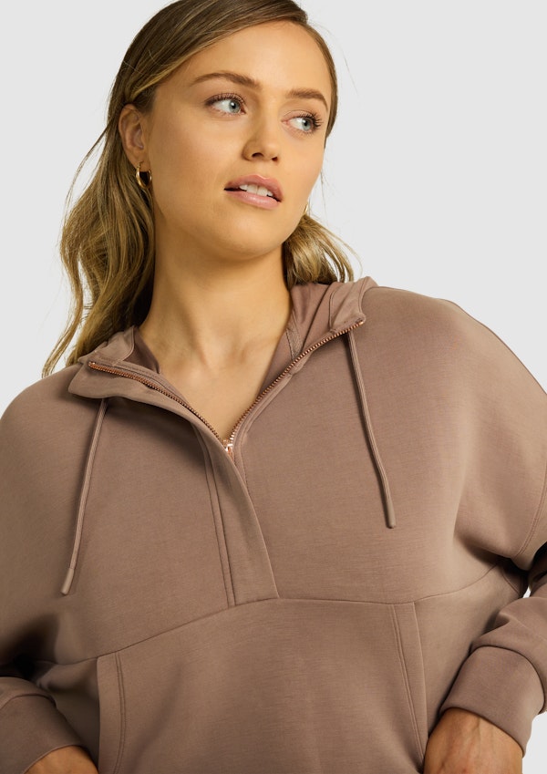Travel Half Zip Hoodie