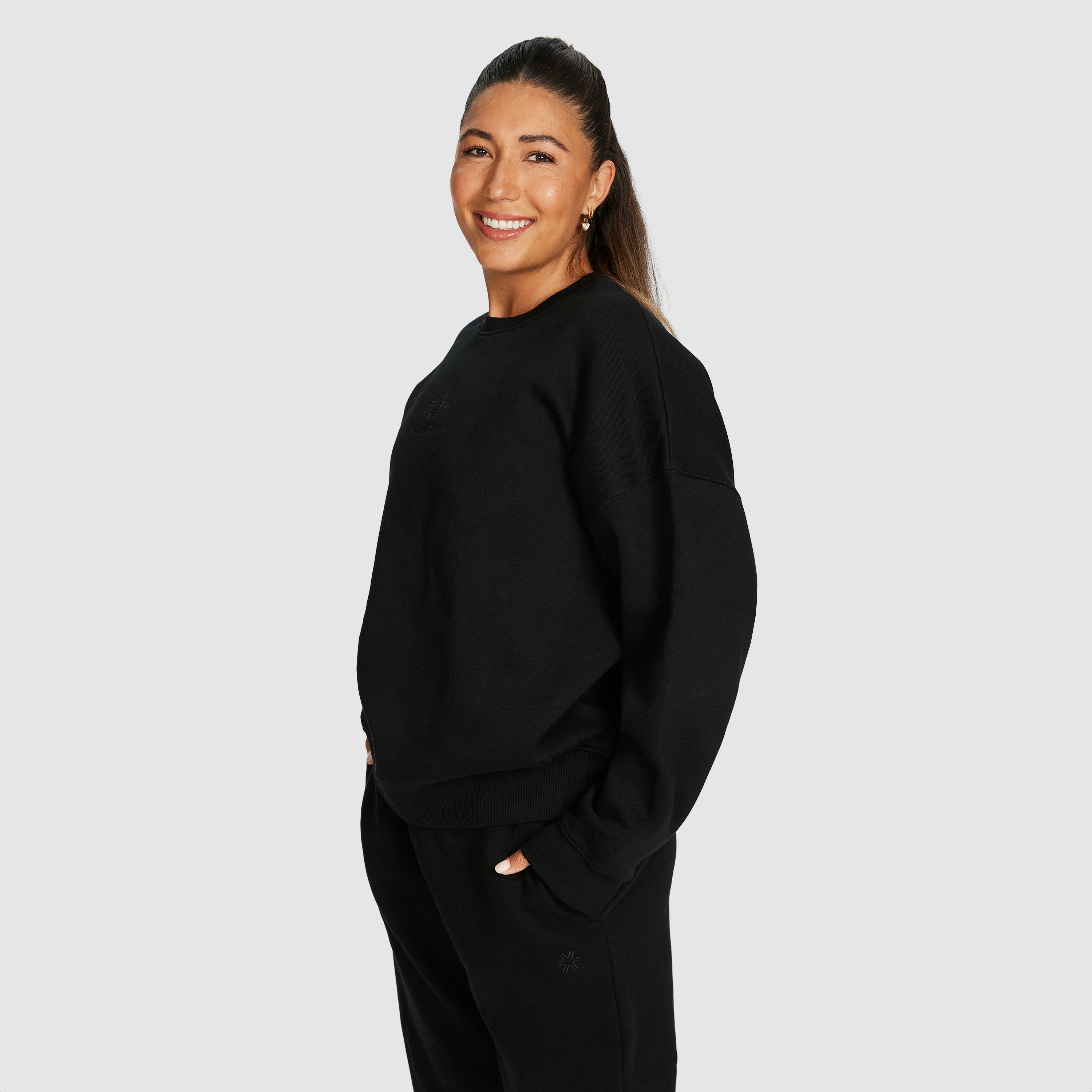 Cosy Fleece Longline Crew