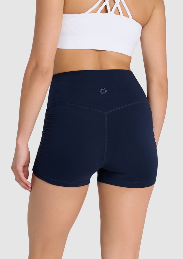 Luxesoft Ruched Side Booty Shorts