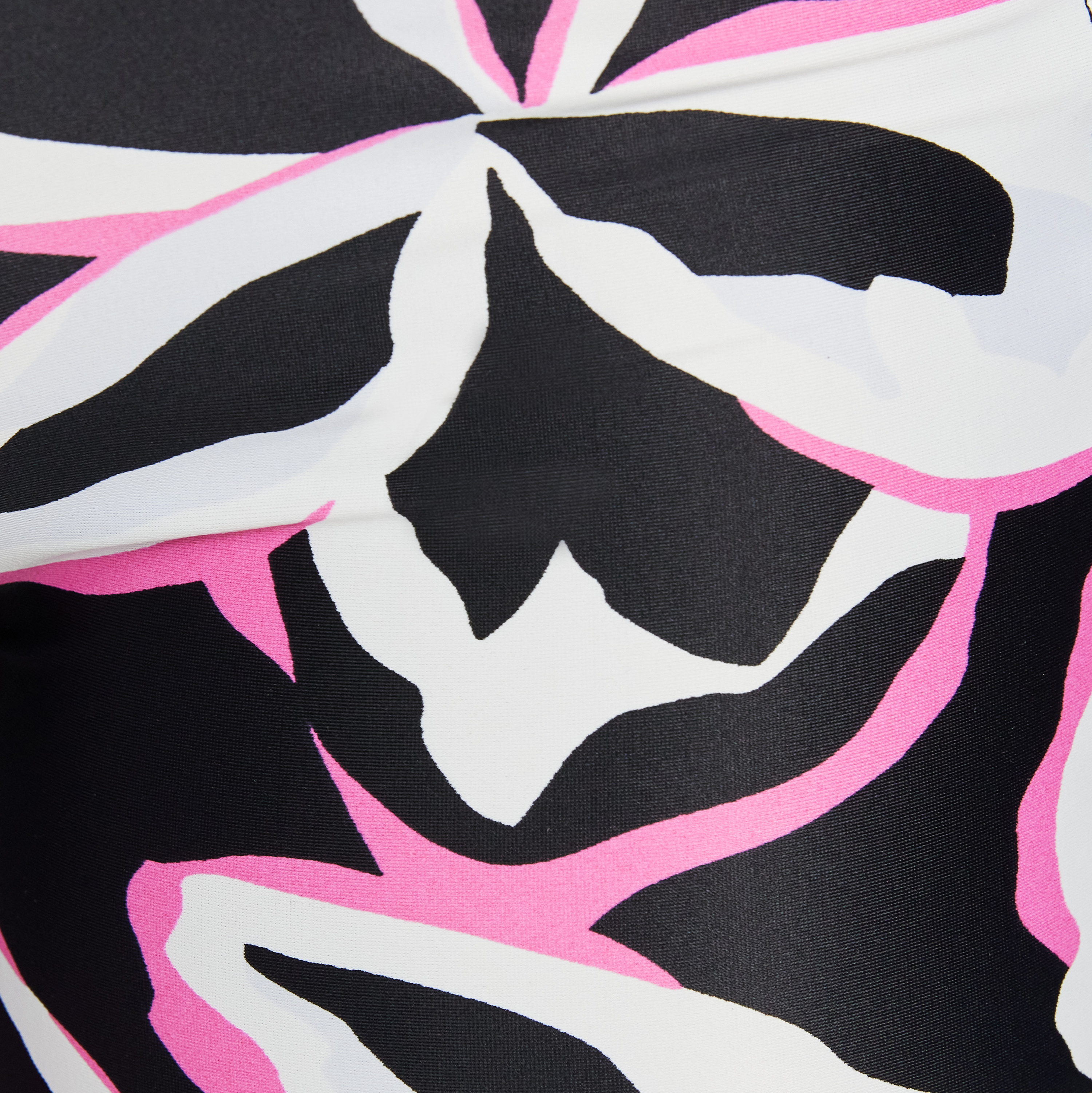 Printed Pocket Mid Thigh Bike Shorts