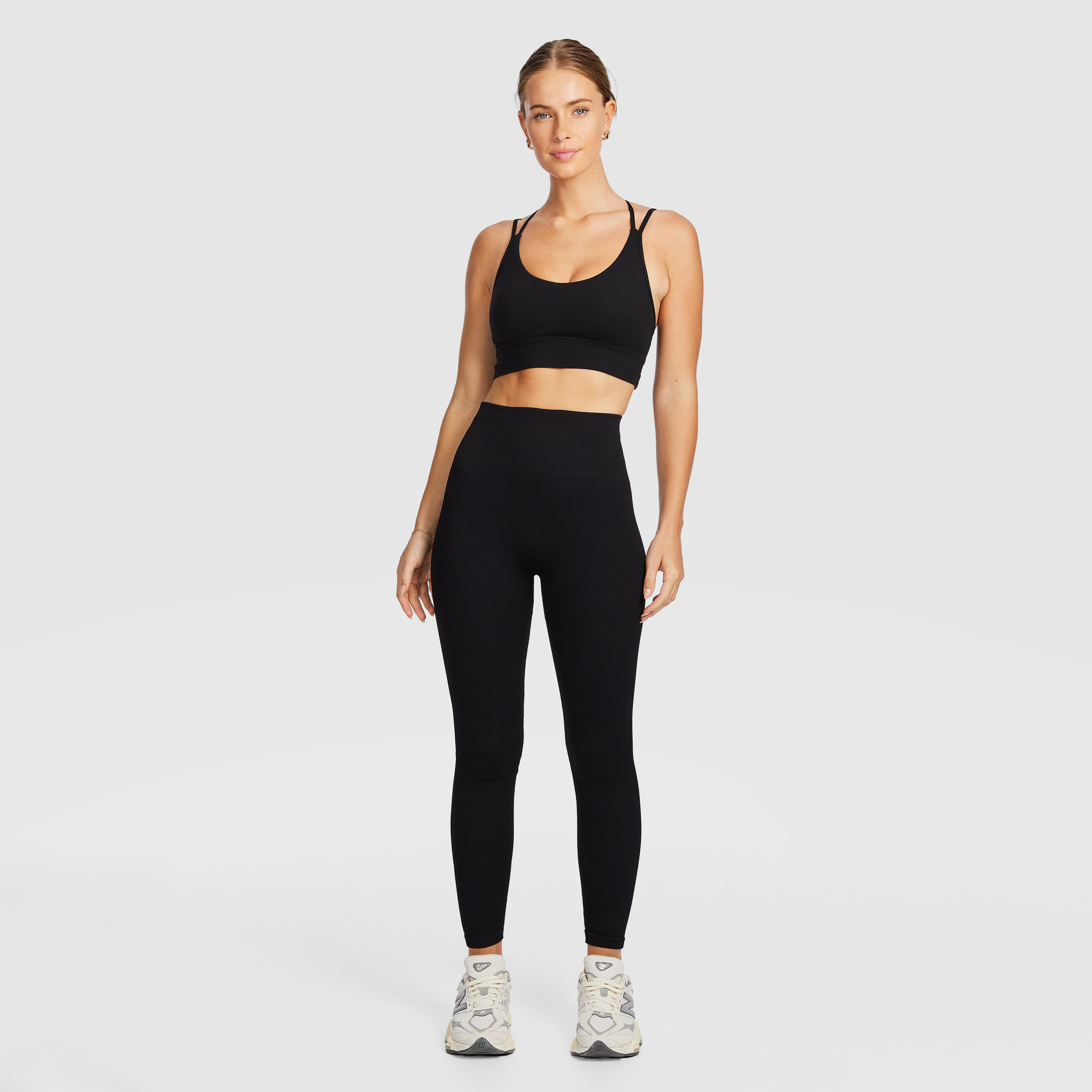 Seamless Rib Ankle Grazer Tights