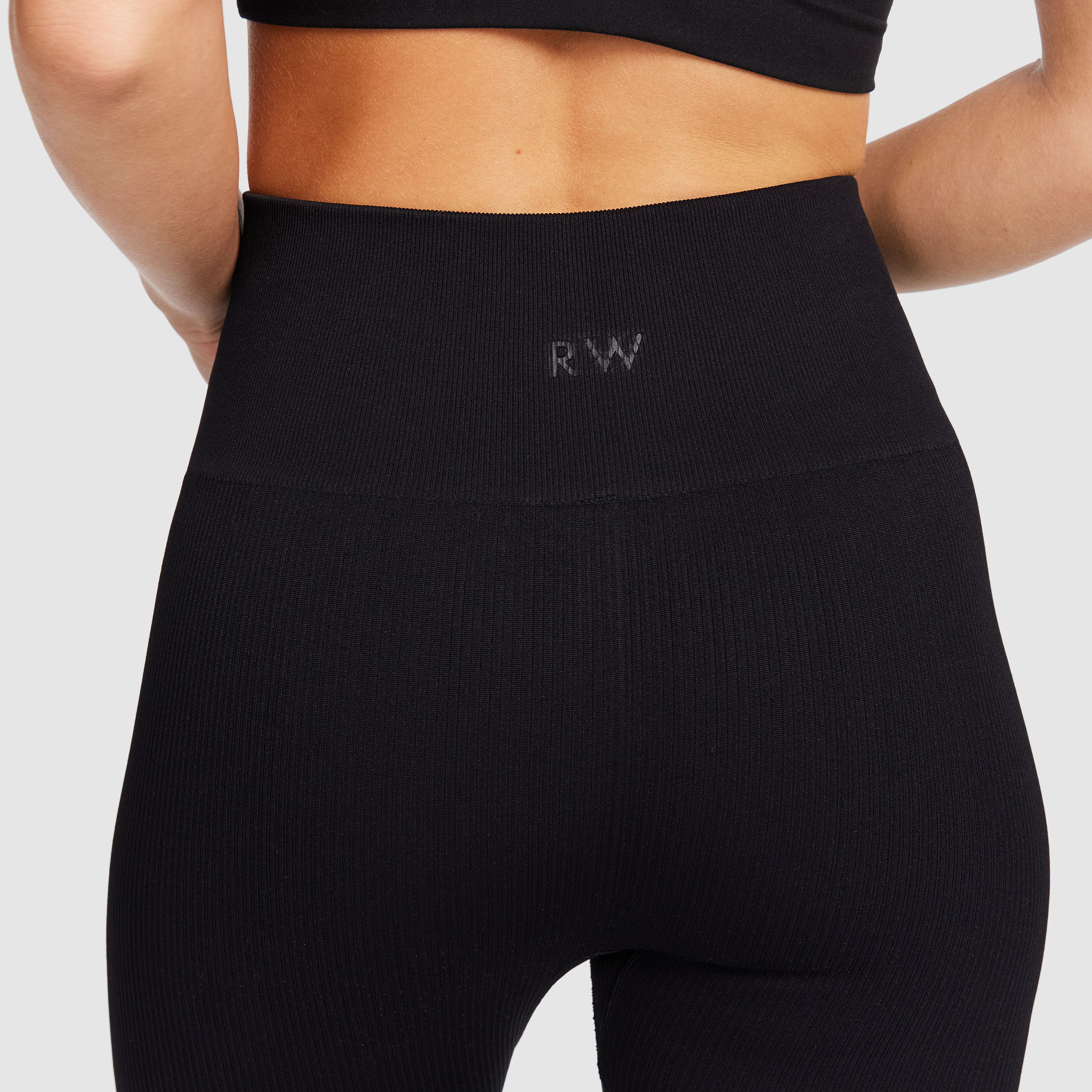 Seamless Rib Ankle Grazer Tights