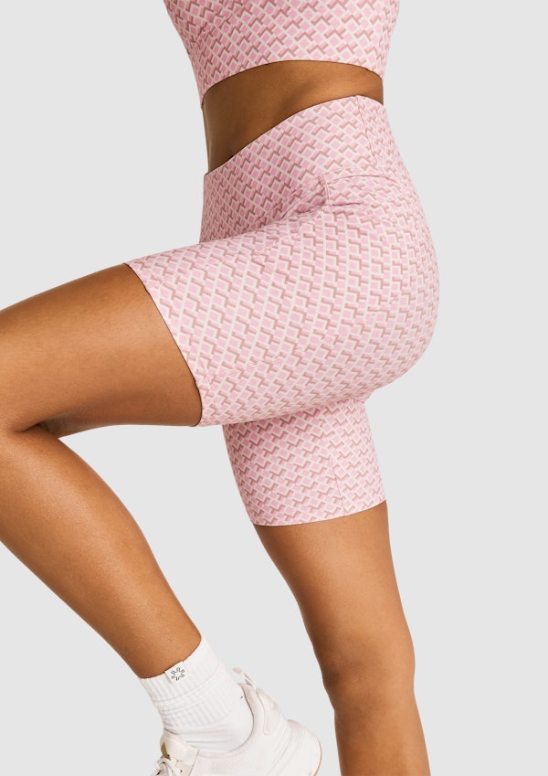 Seamless biker shorts - mocha pink - ROSE MATERNITÉ