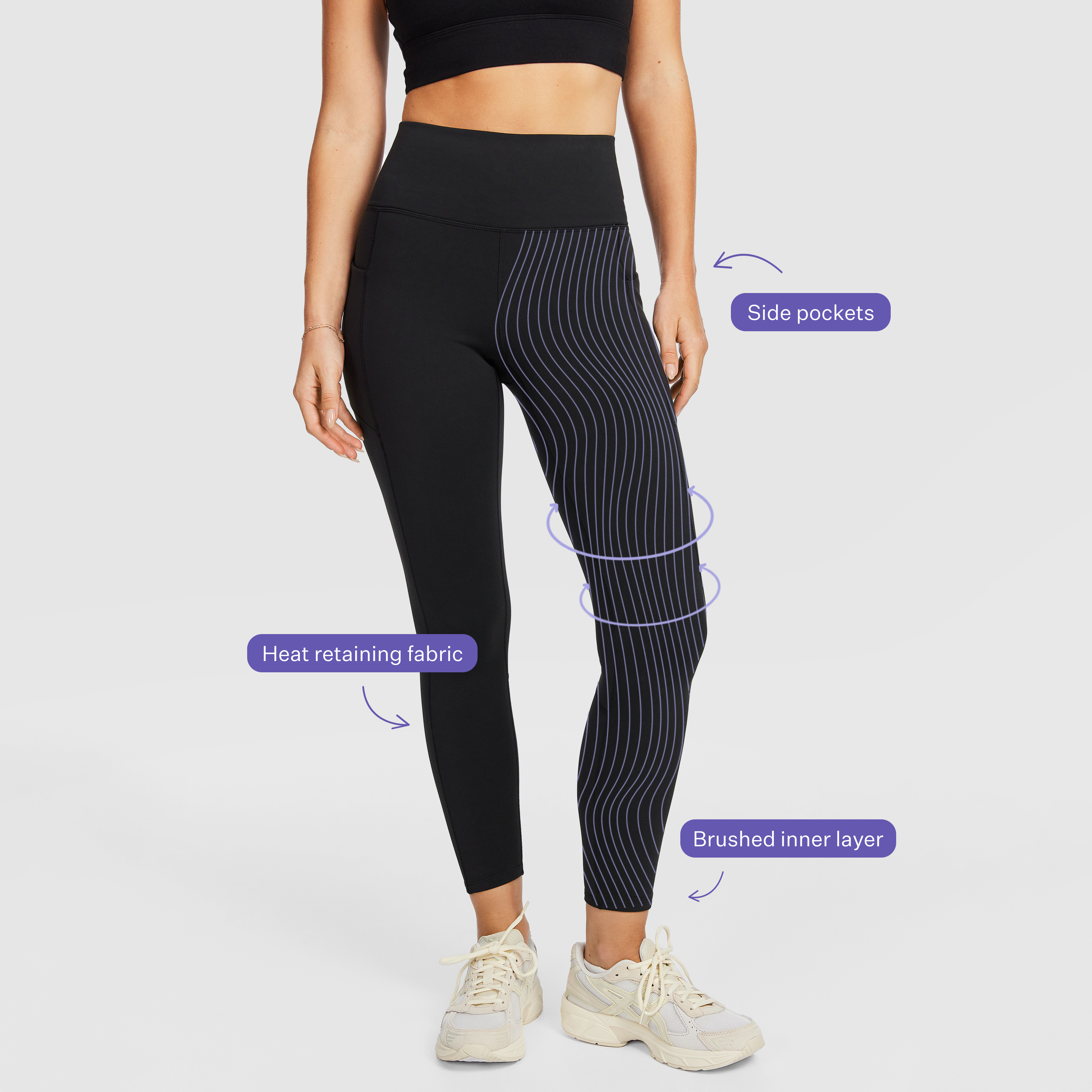 Thermal Pocket Full Length Tights