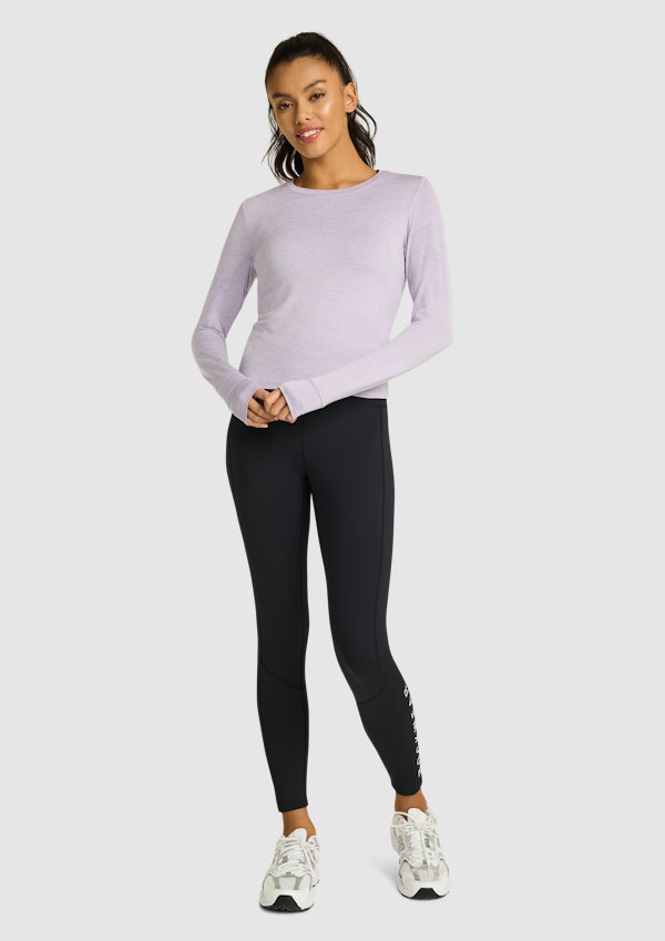 In Motion Keyhole Long Sleeve Top