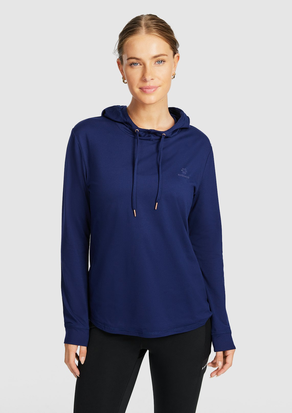 Activate Brushed Hooded Long Sleeve Top