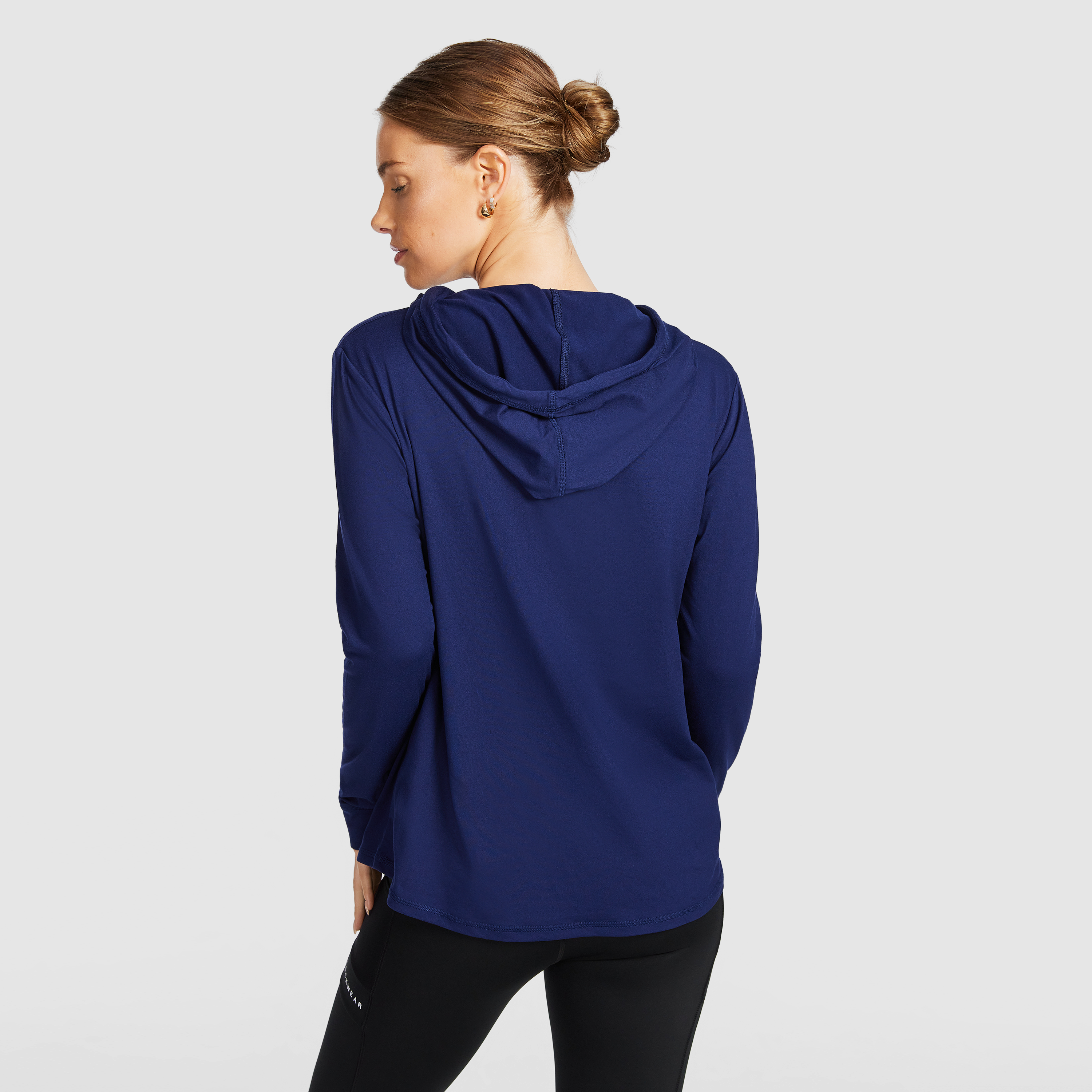 Activate Brushed Hooded Long Sleeve Top