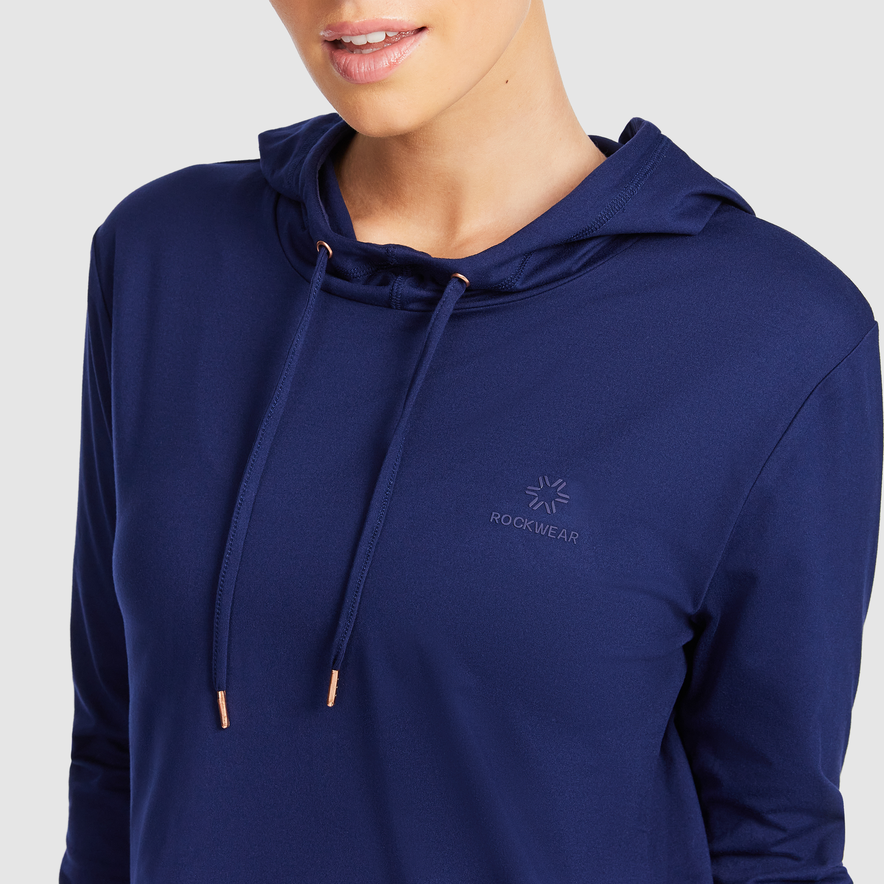 Activate Brushed Hooded Long Sleeve Top