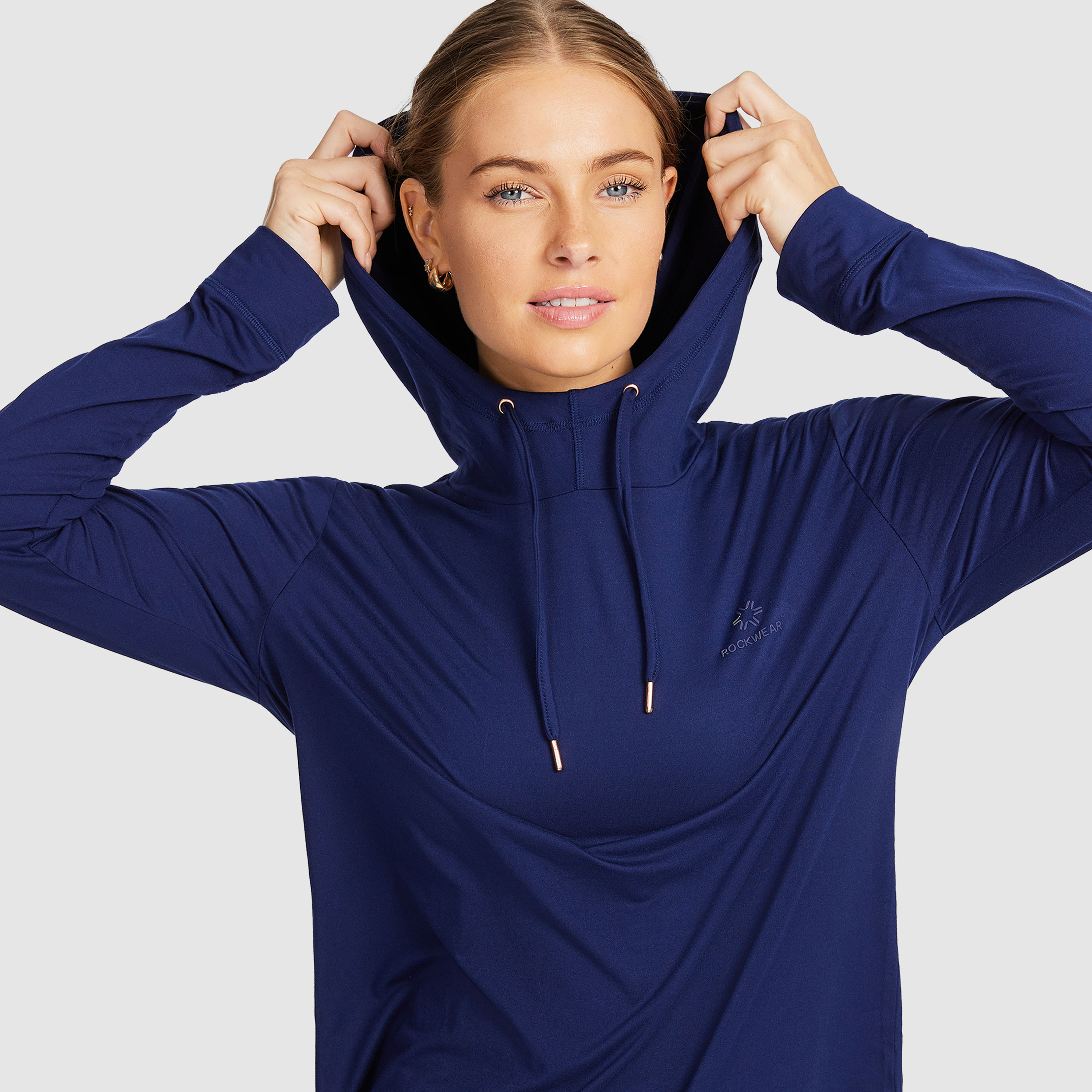 Activate Brushed Hooded Long Sleeve Top
